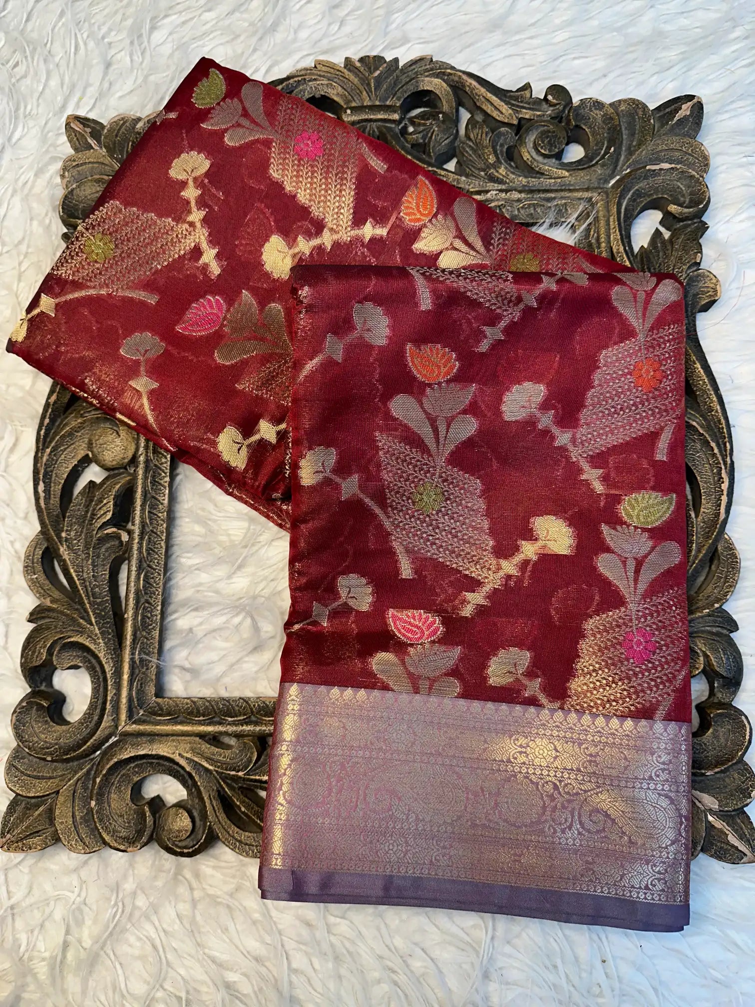 Contemporary Weave Softsilk Heritage Banarasi Saree