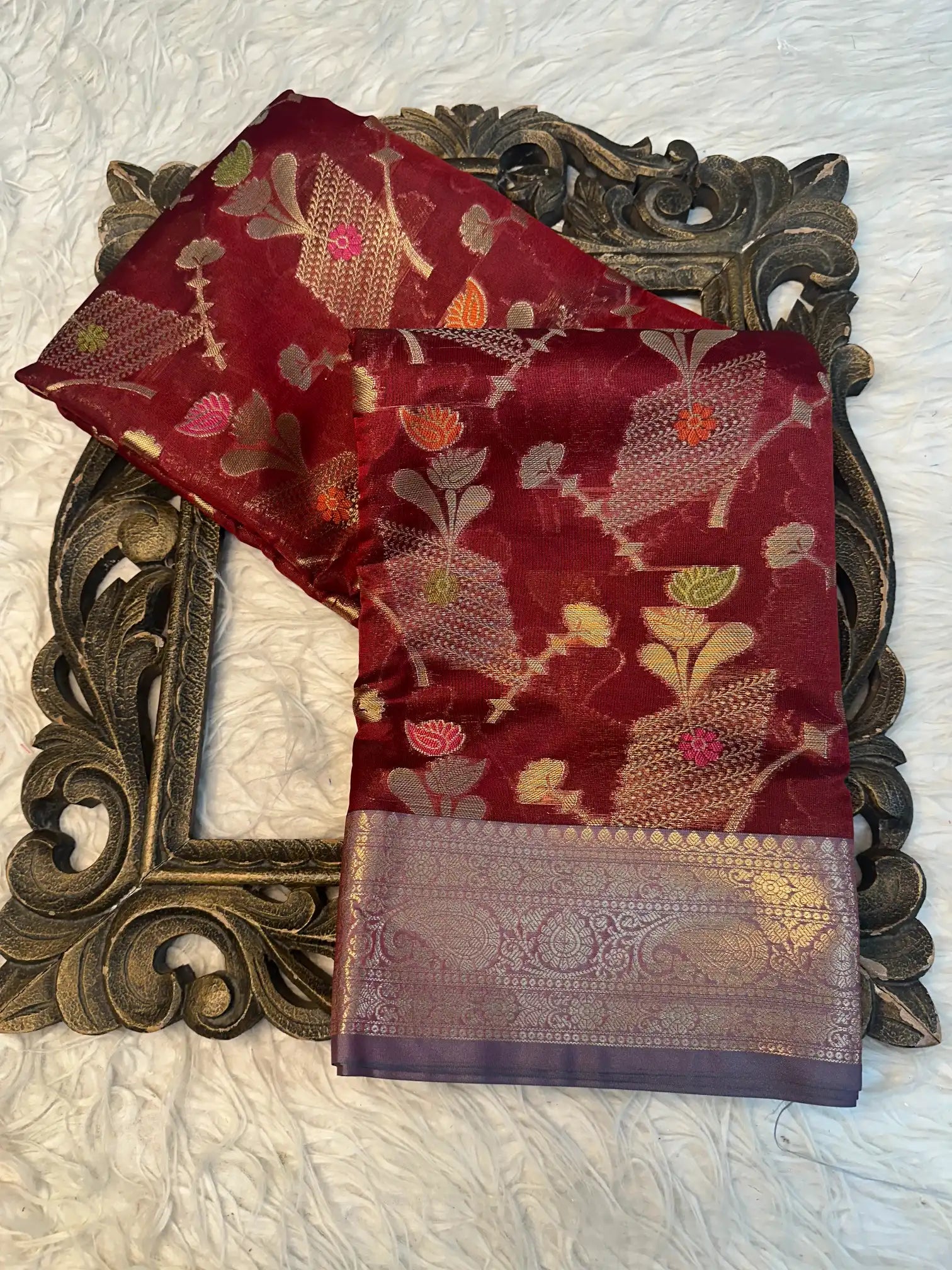 Contemporary Weave Softsilk Heritage Banarasi Saree