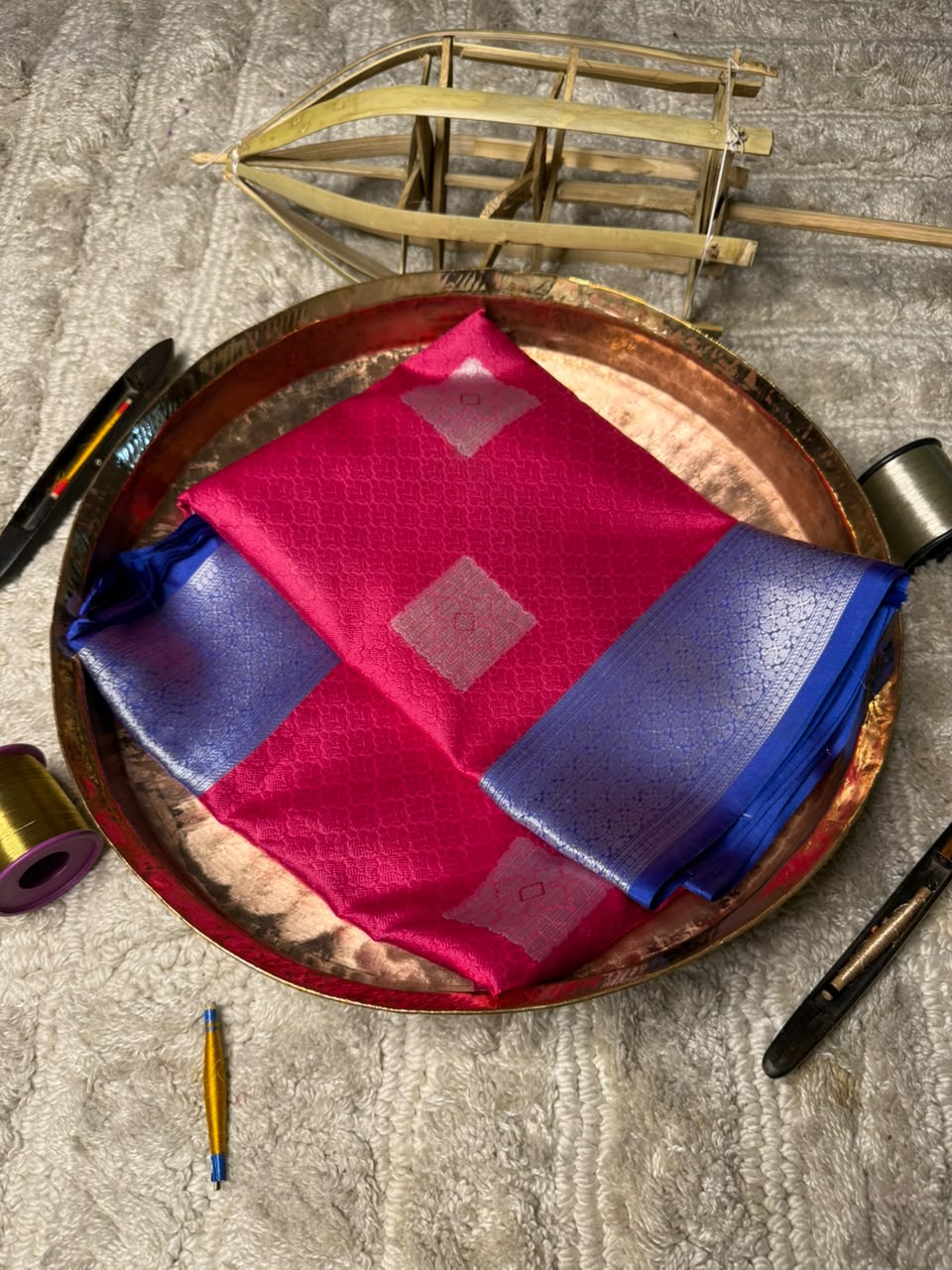 Eccentric Softsilk beautiful Banarasi Saree