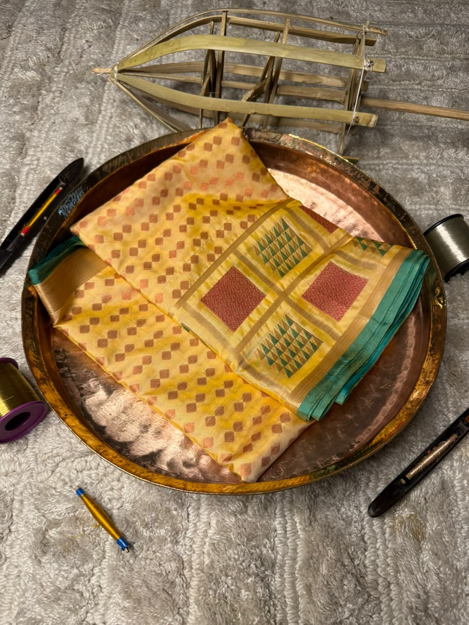 Eccentric Softsilk beautiful Banarasi Saree