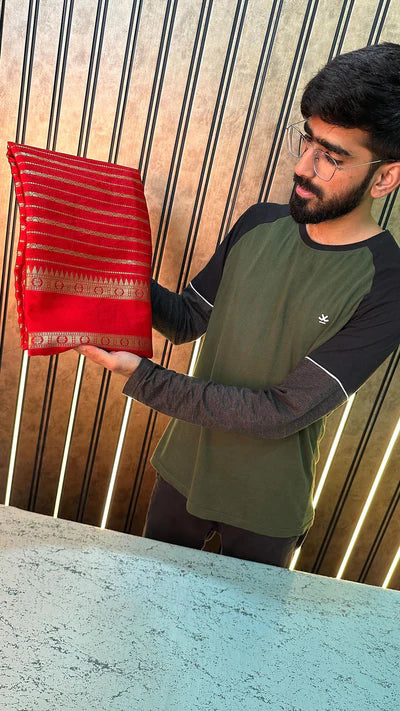 Warm Silk Traditional Banarasi Saree
