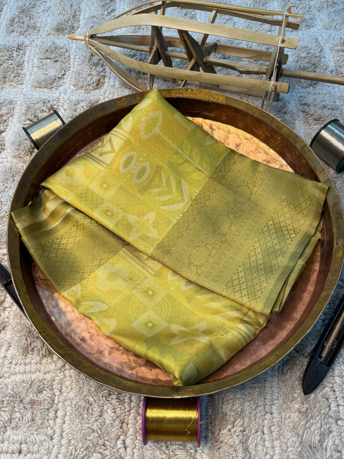 Eccentric zari weave Softsilk Banarasi Saree