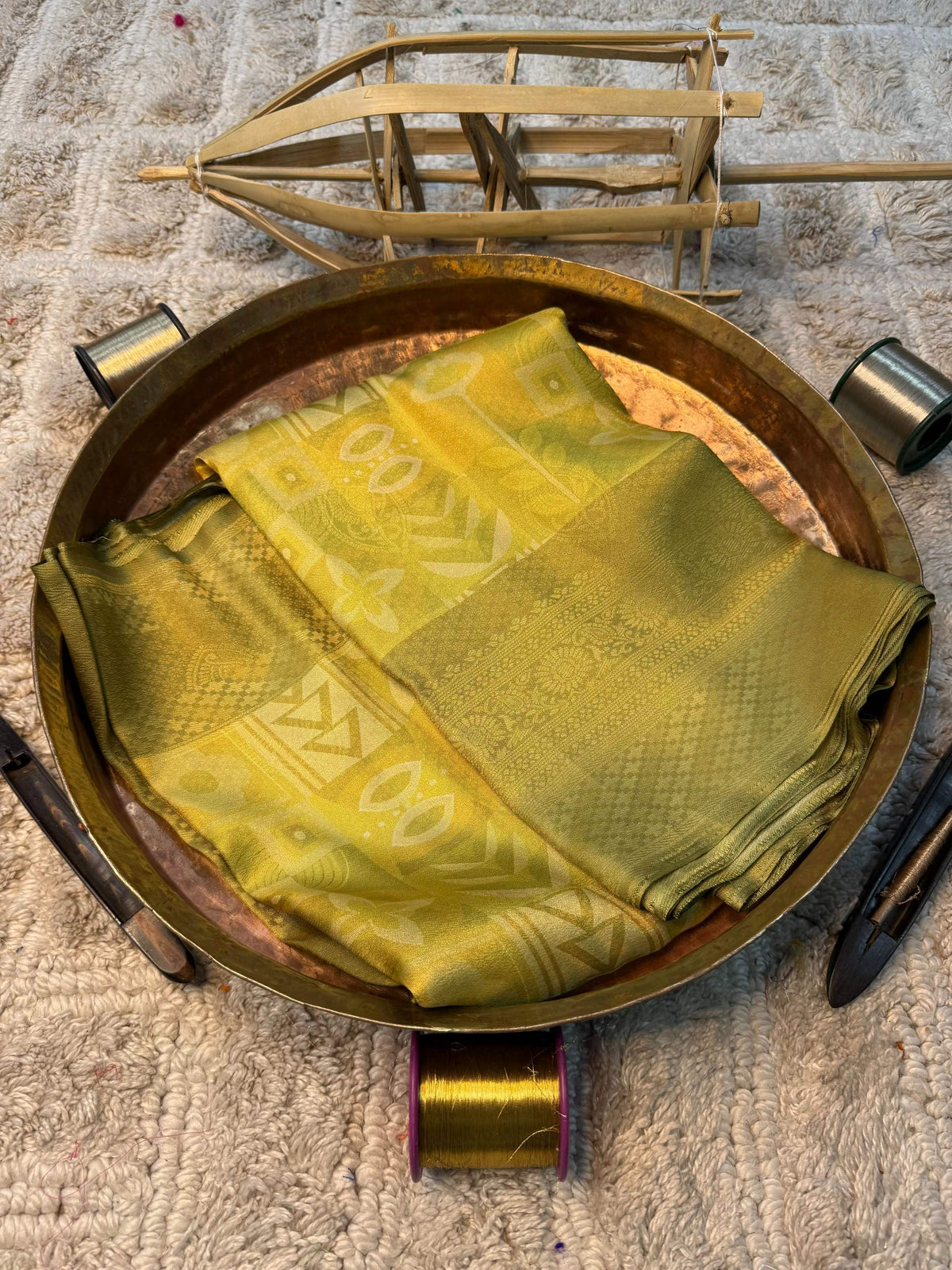 Eccentric zari weave Softsilk Banarasi Saree