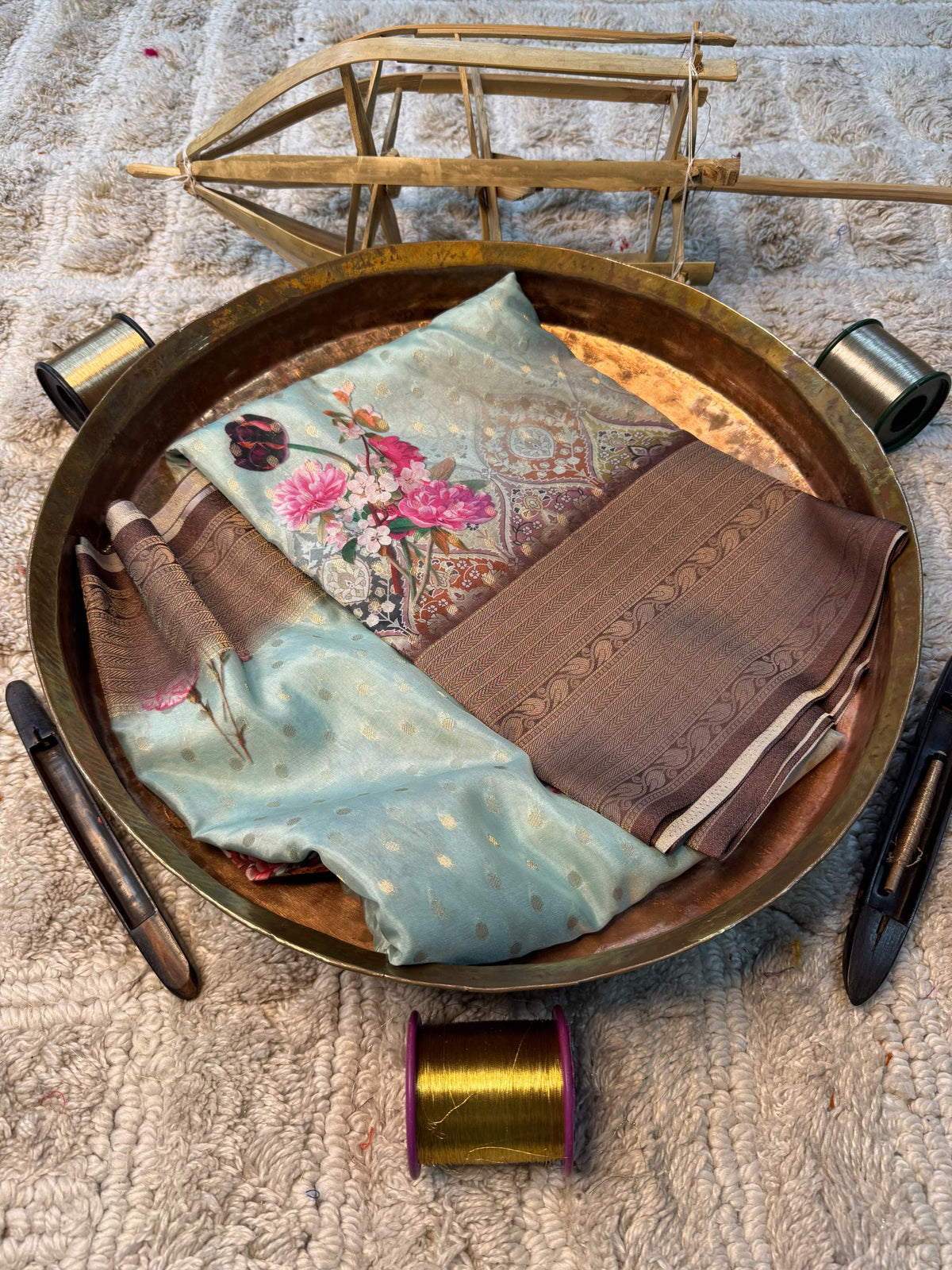 Eccentric zari weave Softsilk Banarasi Saree