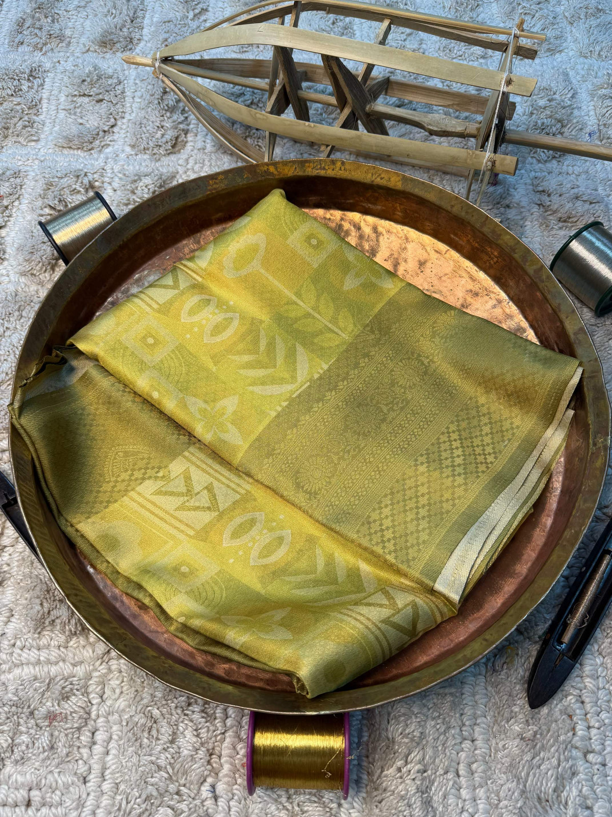 Eccentric zari weave Softsilk Banarasi Saree