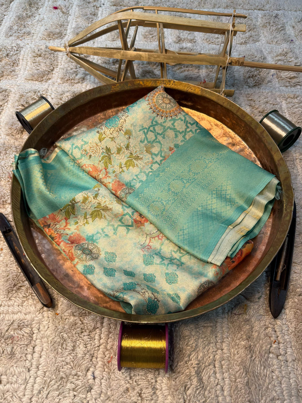 Eccentric zari weave Softsilk Banarasi Saree