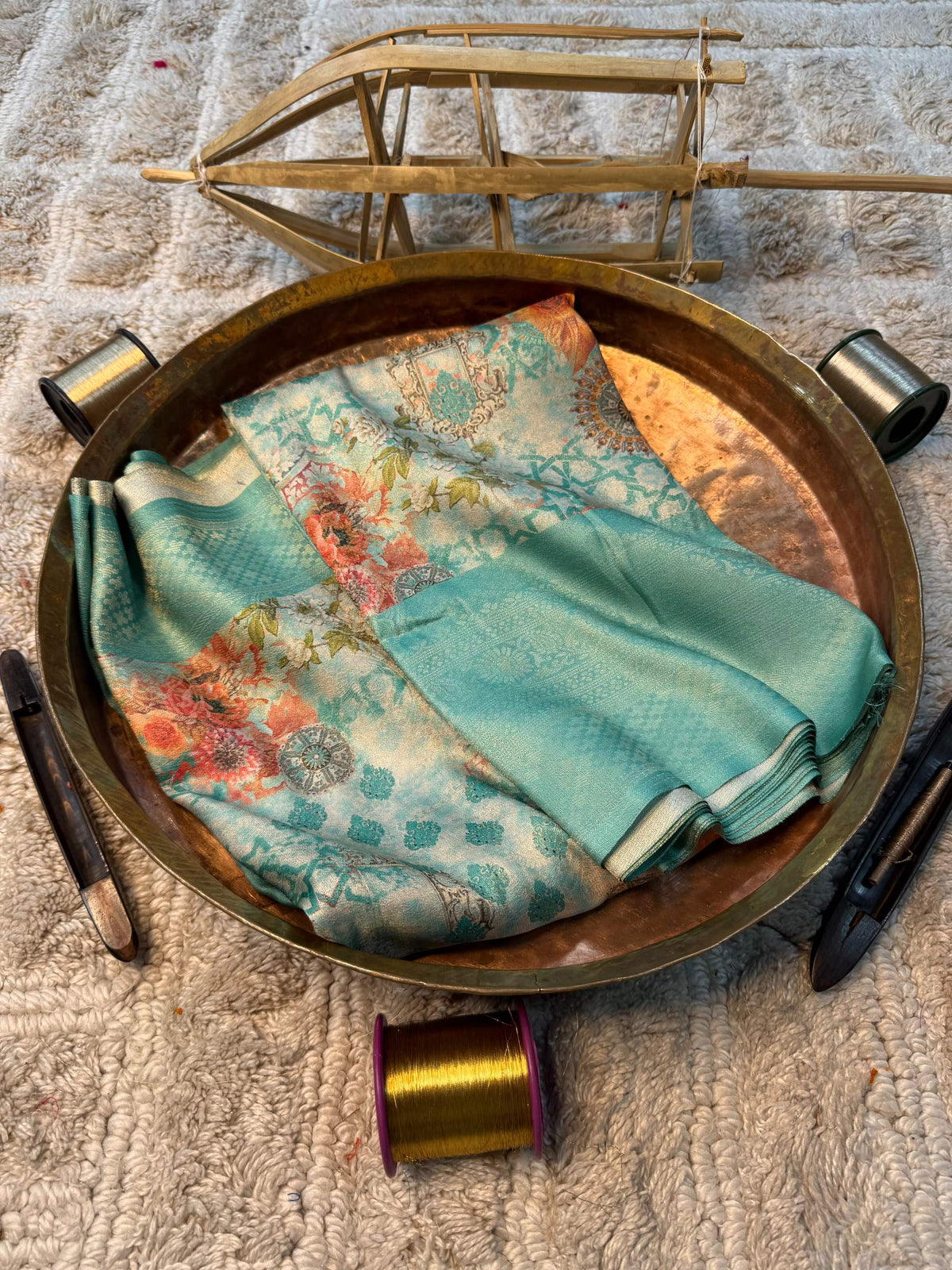 Eccentric zari weave Softsilk Banarasi Saree