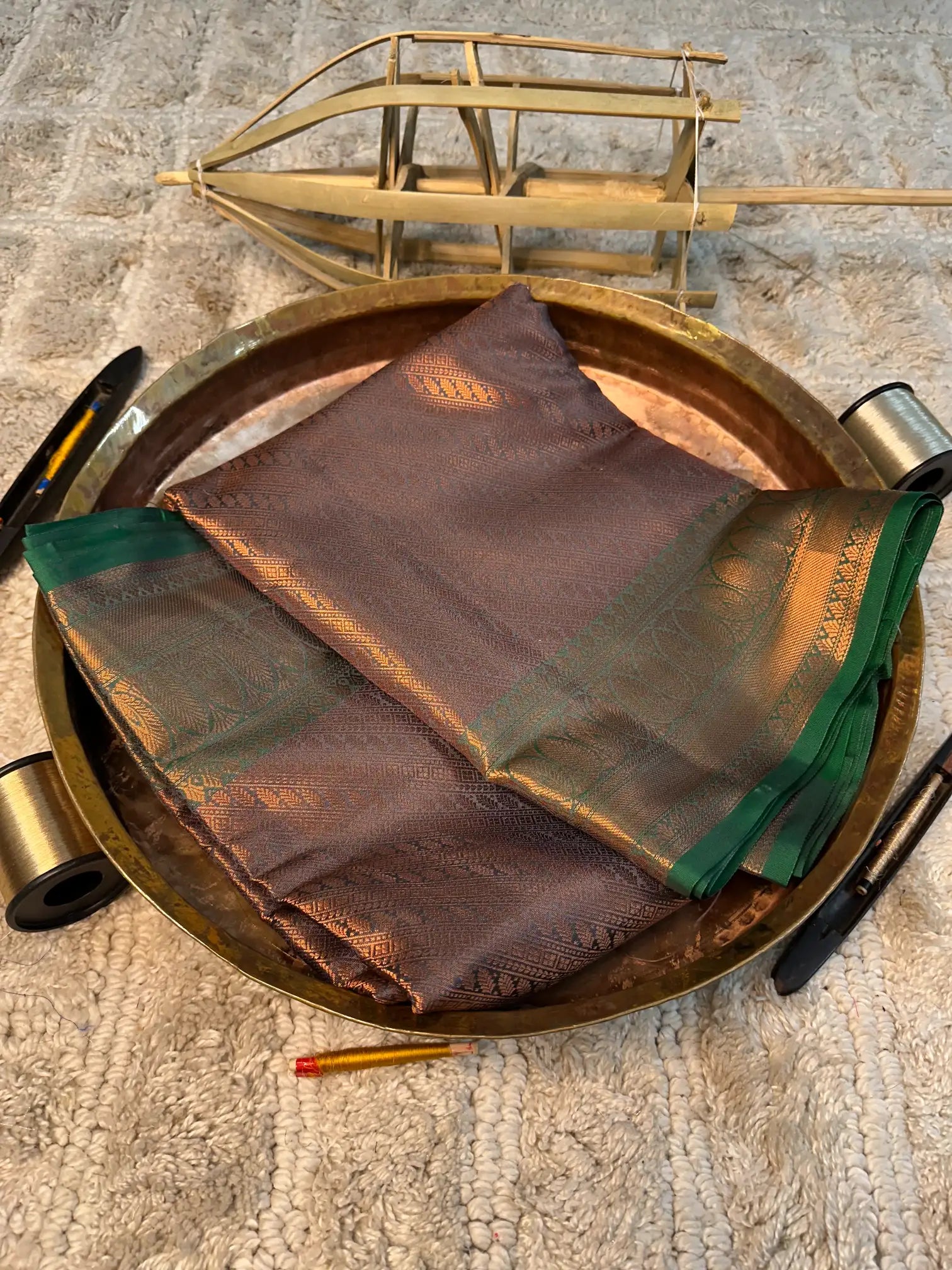 Eccentric zari weave Softsilk Banarasi saree