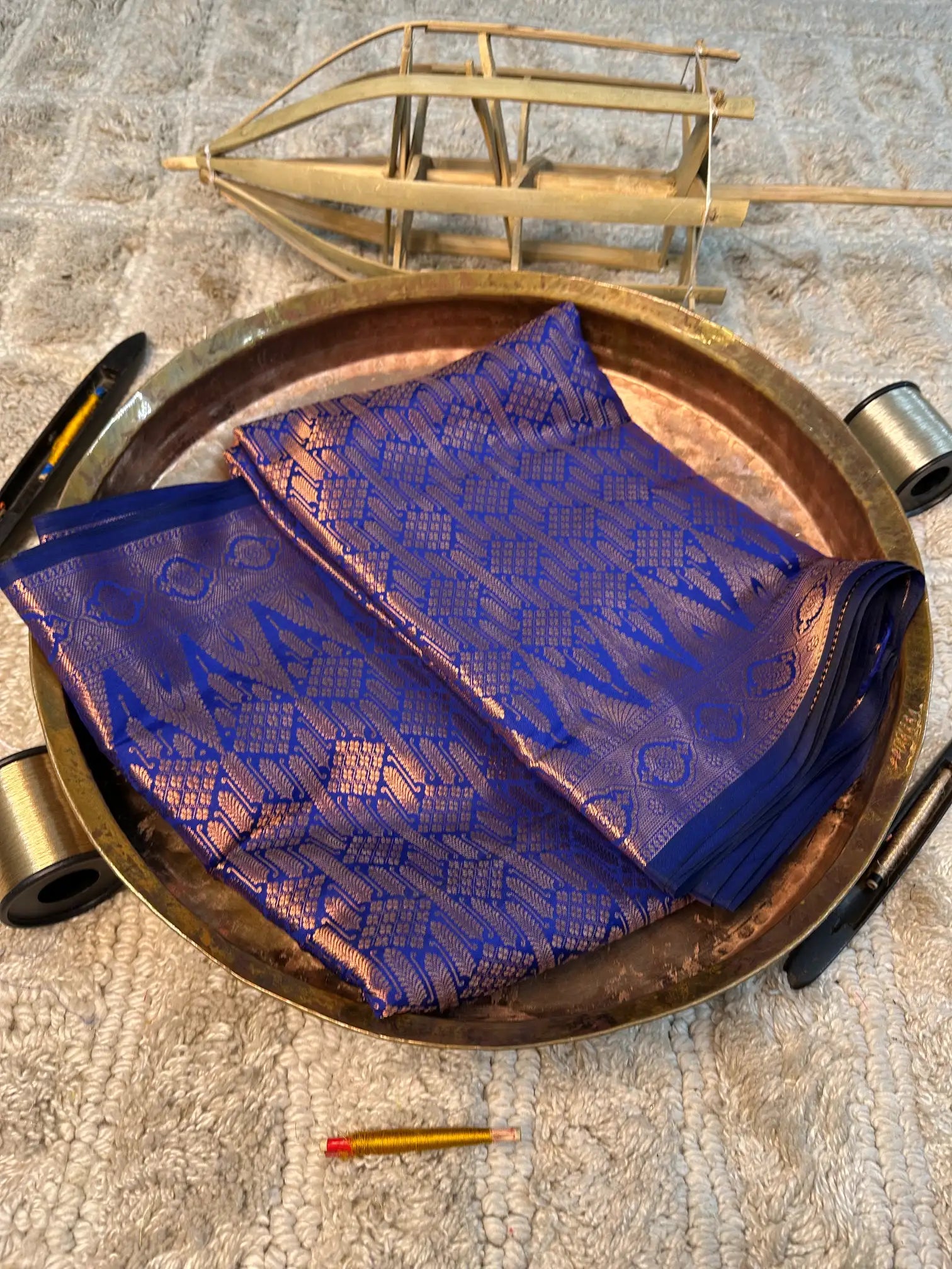 Eccentric zari weave Softsilk Banarasi saree