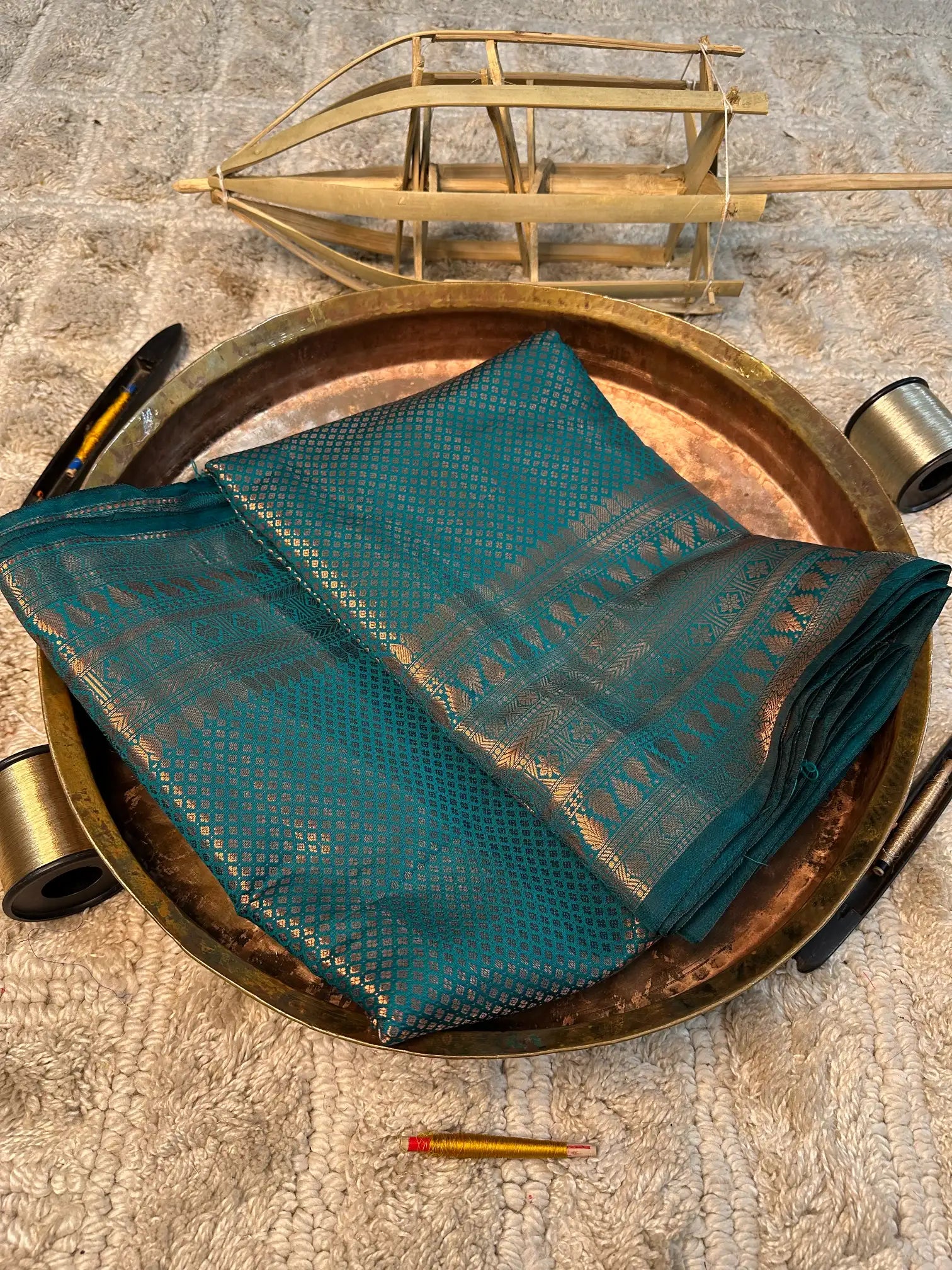 Eccentric zari weave Softsilk Banarasi saree