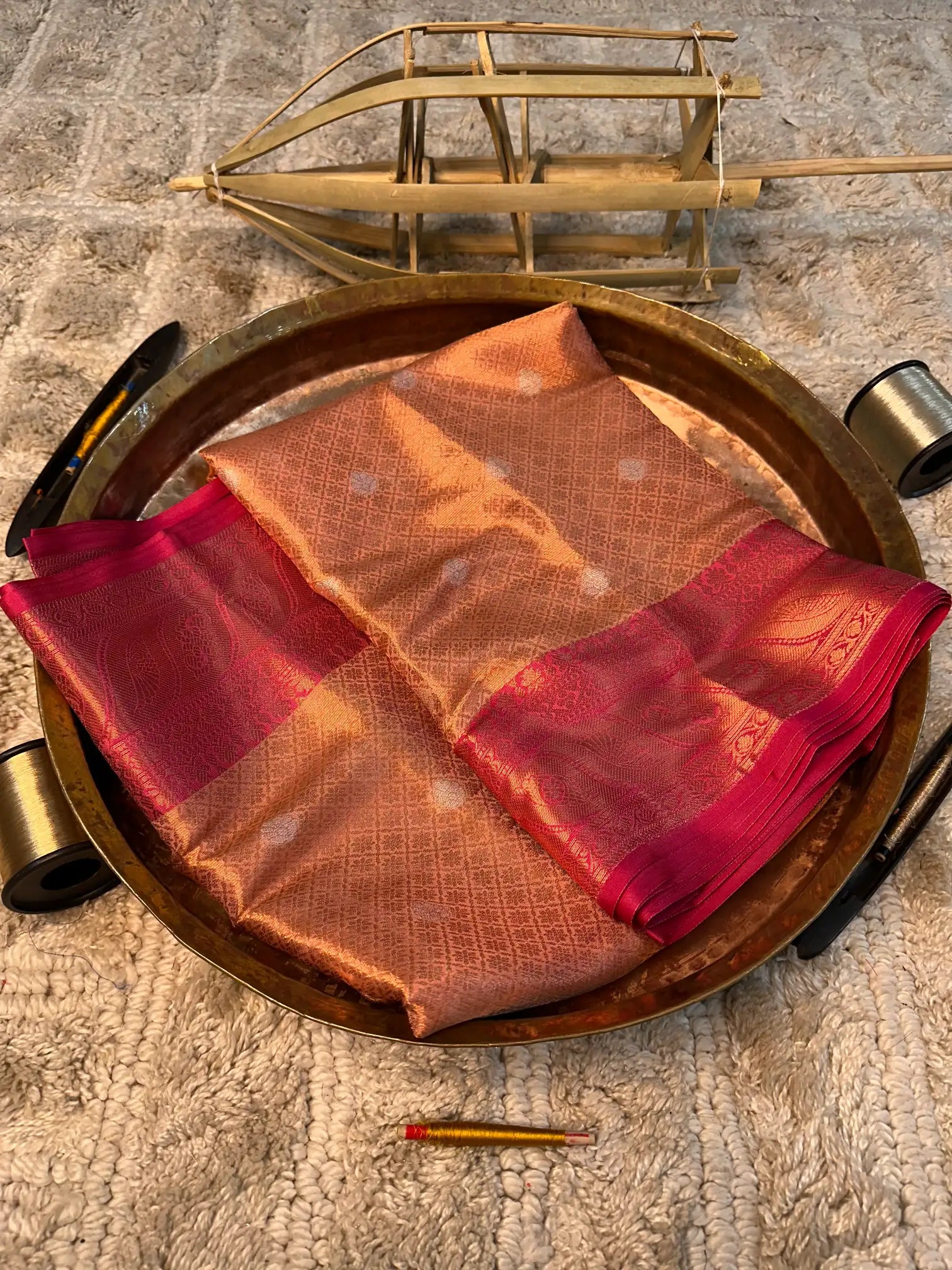 Eccentric zari weave Softsilk Banarasi saree