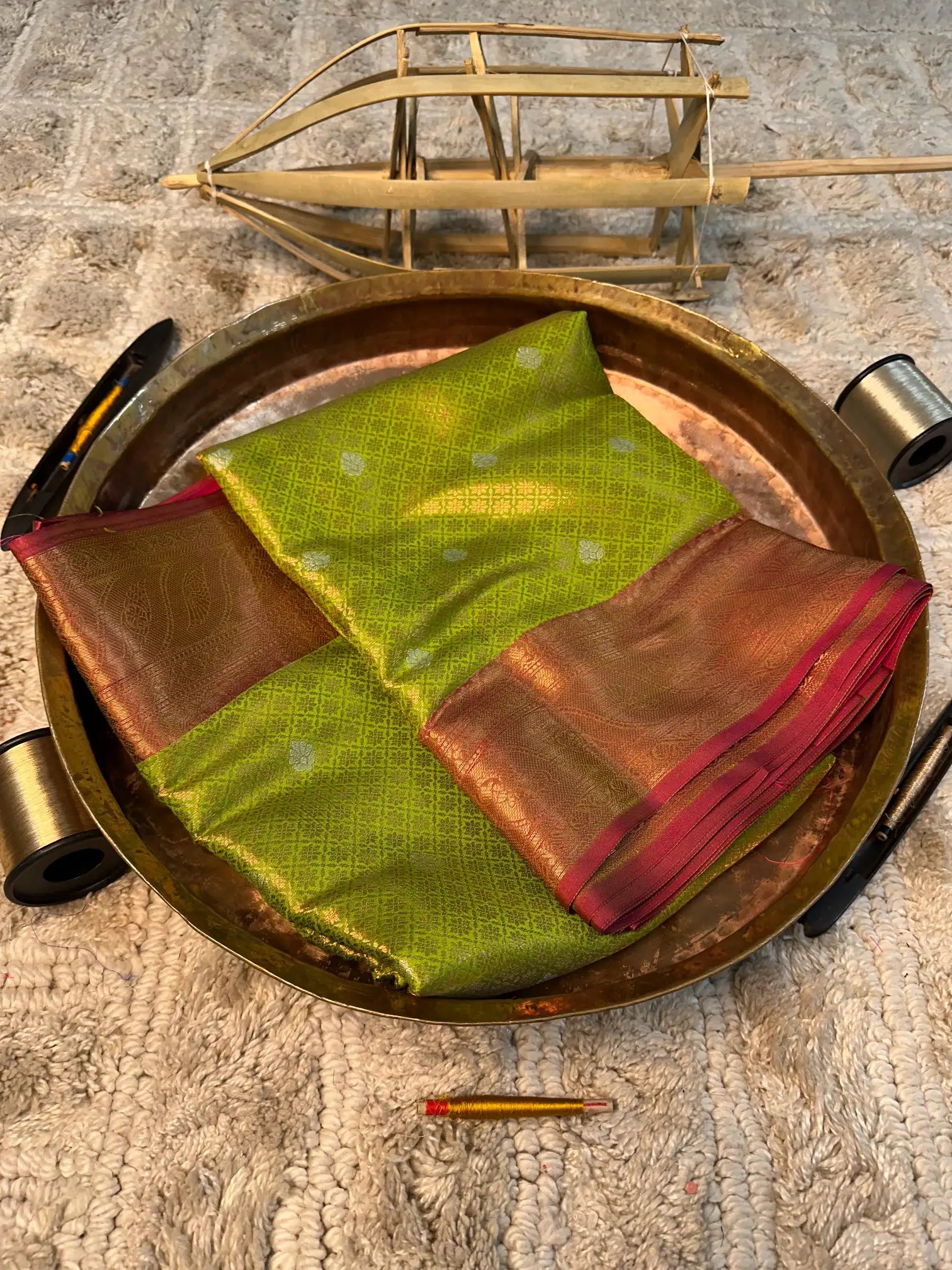 Eccentric zari weave Softsilk Banarasi saree