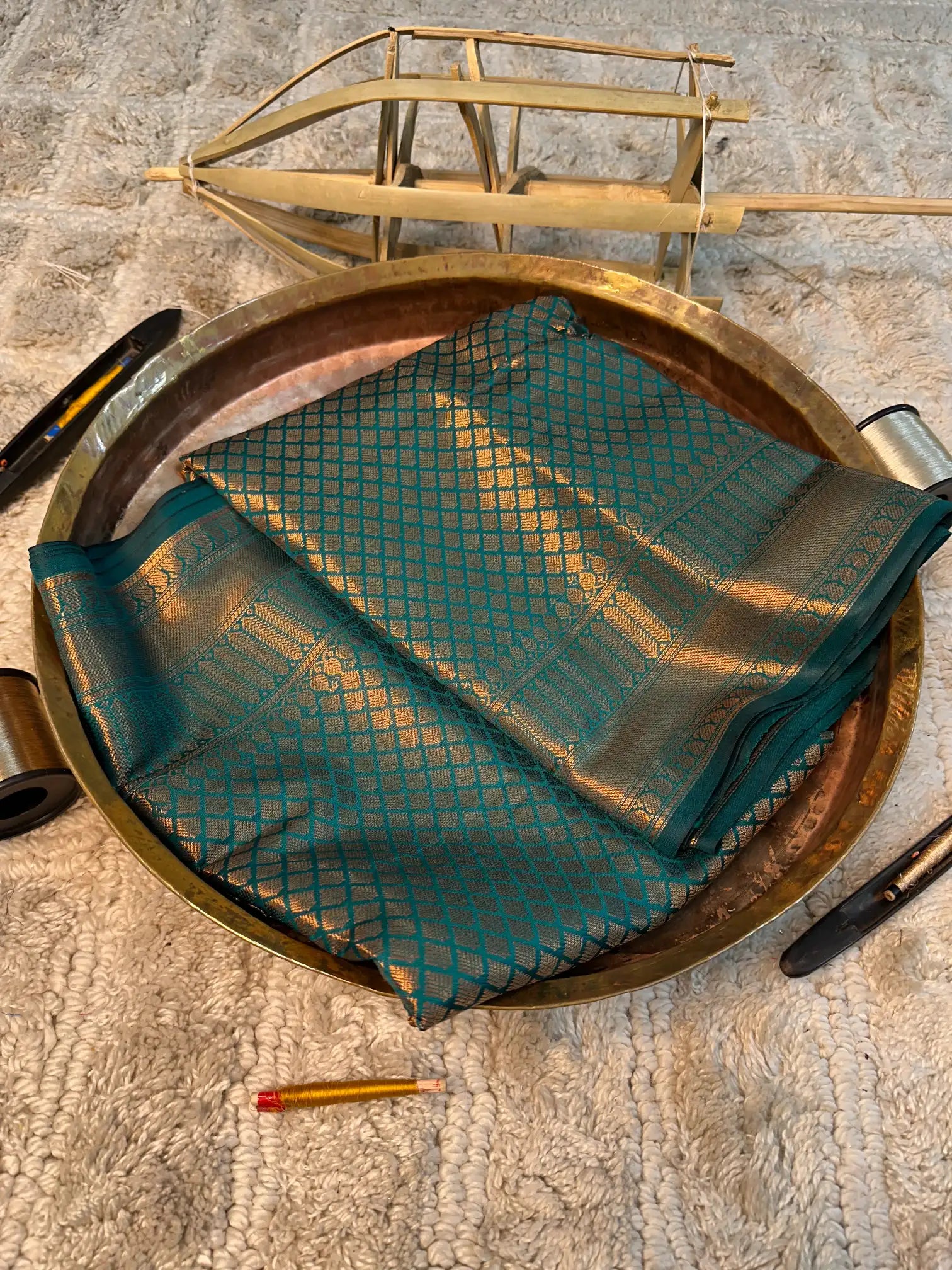 Eccentric zari weave Softsilk Banarasi saree