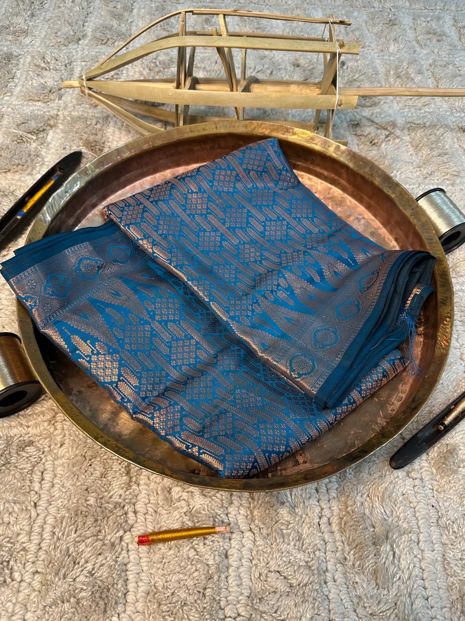 Eccentric zari weave Softsilk Banarasi saree