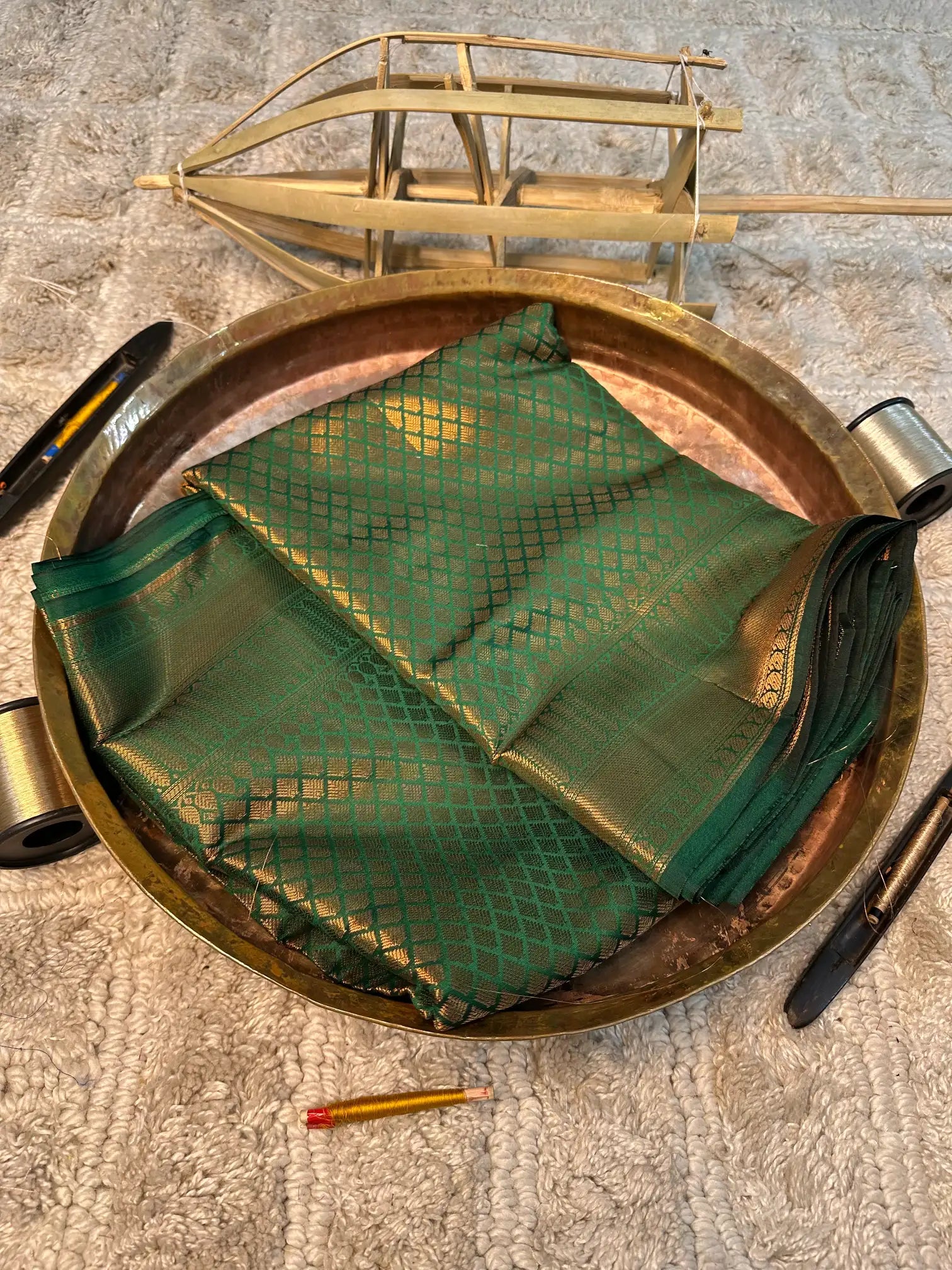 Eccentric zari weave Softsilk Banarasi saree