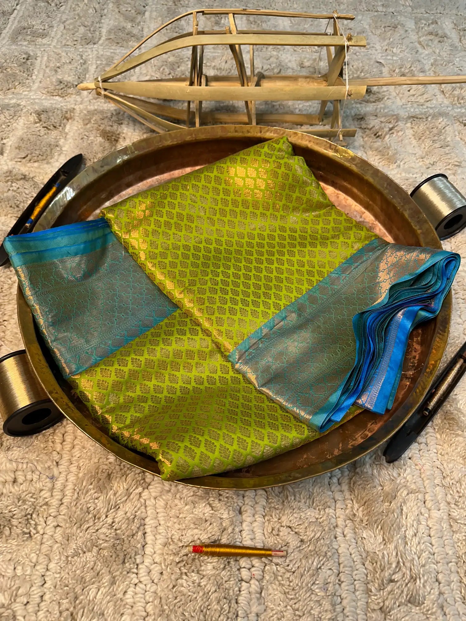 Eccentric zari weave Softsilk Banarasi saree