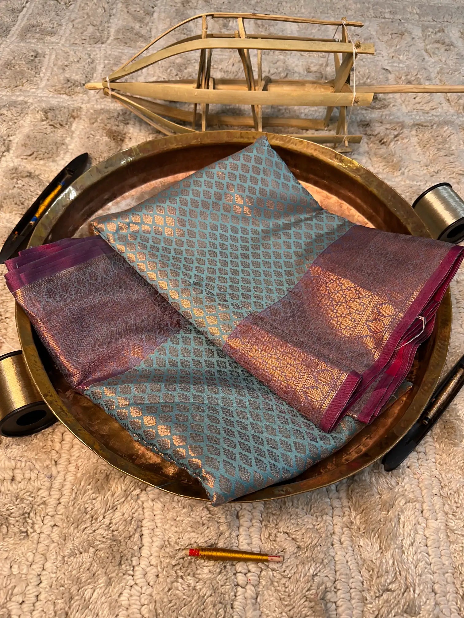 Eccentric zari weave Softsilk Banarasi saree
