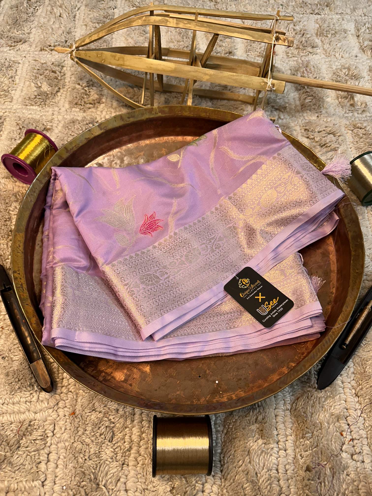 Premium Contemperory Weave Softsilk Banarasi Saree