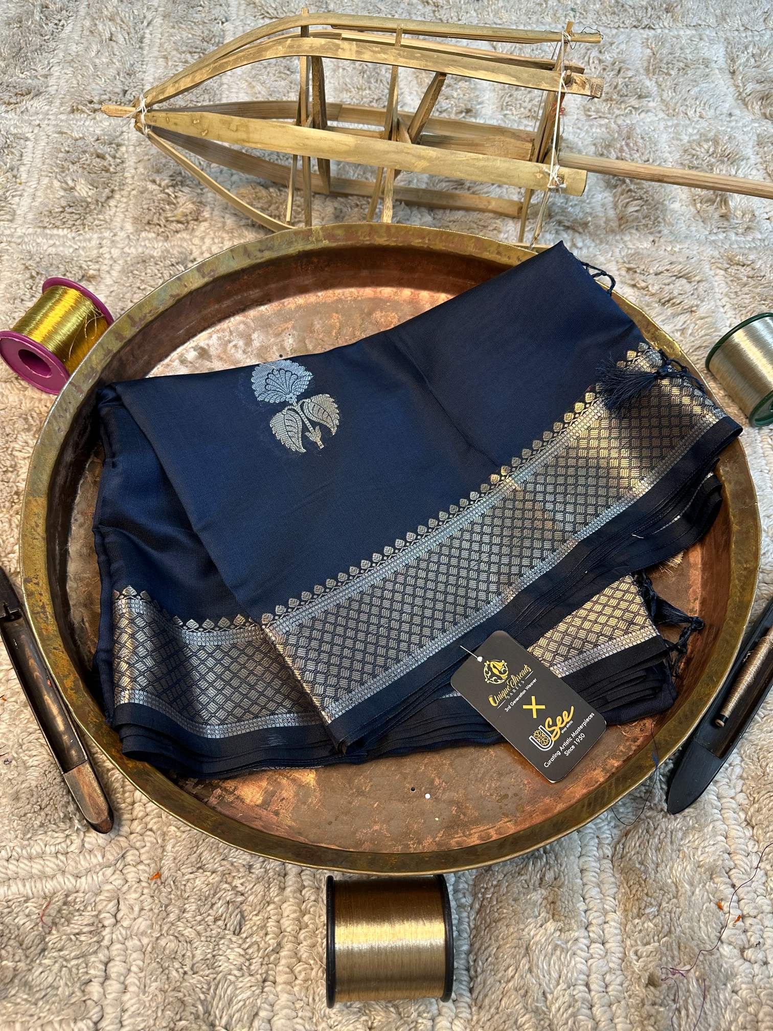 Premium Contemperory Weave Softsilk Banarasi Saree