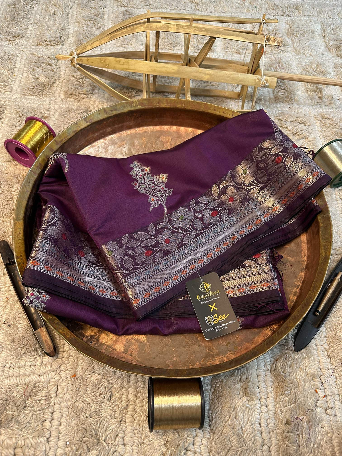 Premium Contemperory Weave Softsilk Banarasi Saree