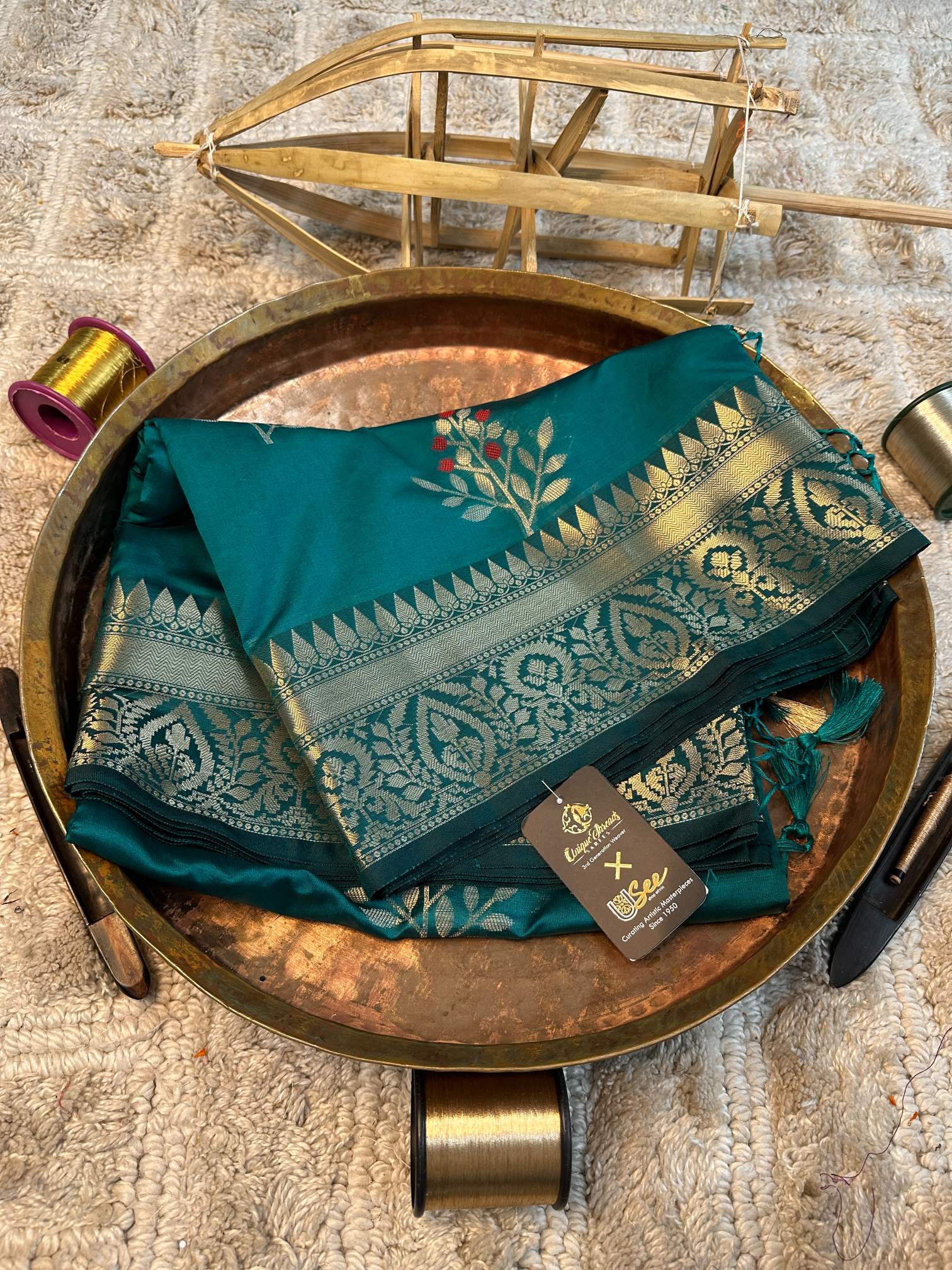 Premium Contemperory Weave Softsilk Banarasi Saree