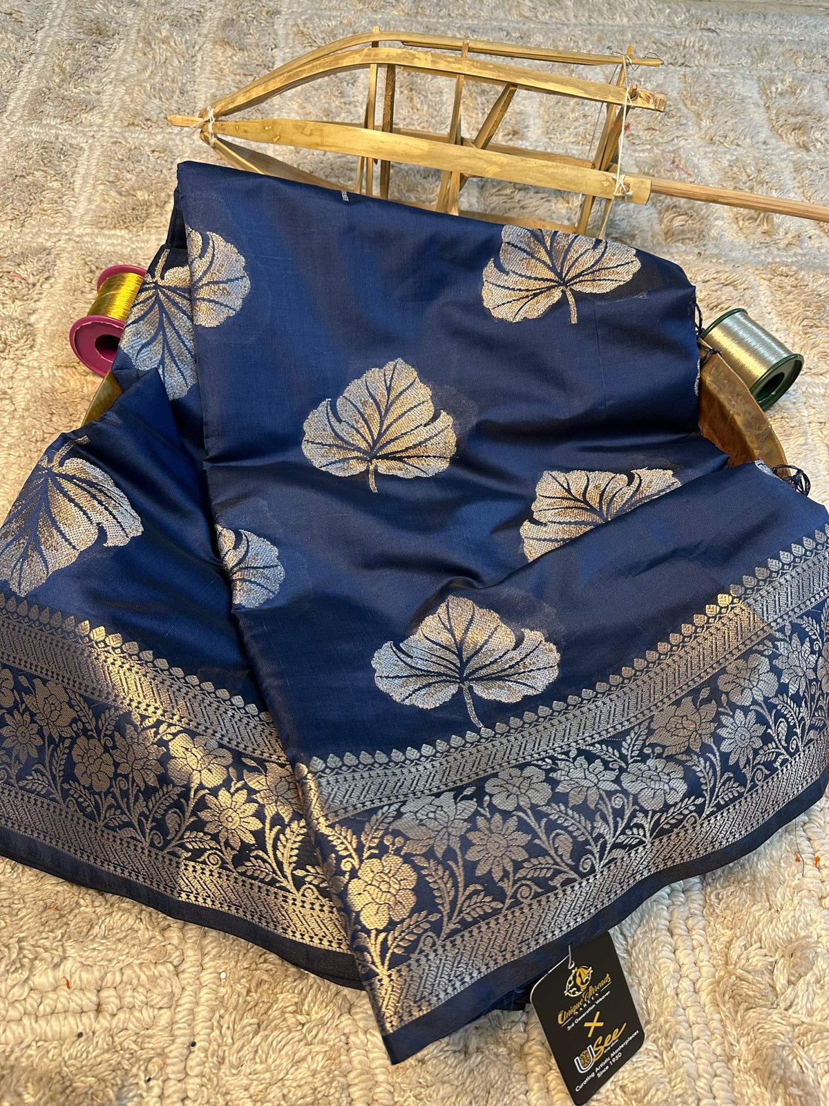 Premium Contemperory Weave Softsilk Banarasi Saree