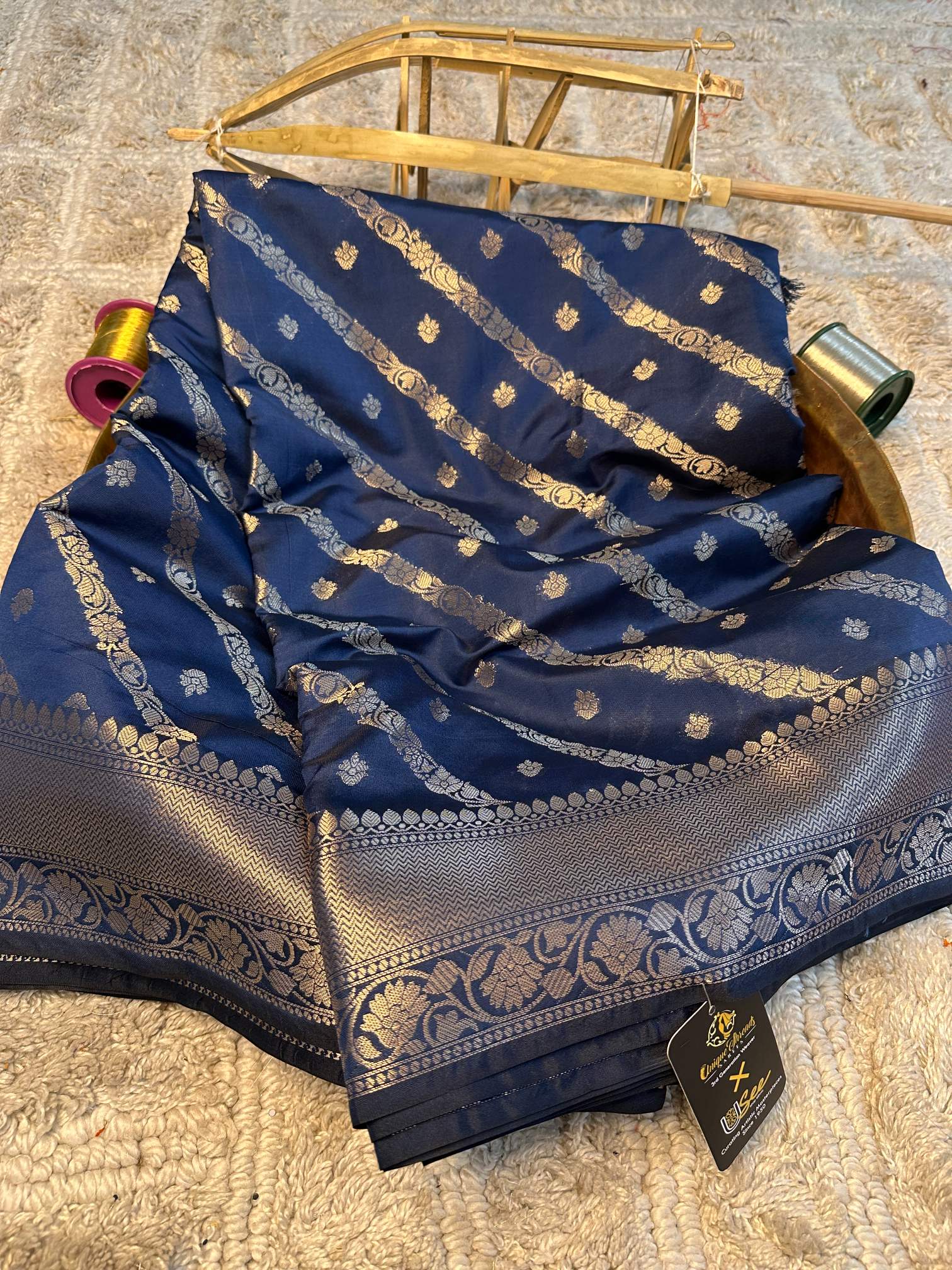 Premium Contemperory Weave Softsilk Banarasi Saree