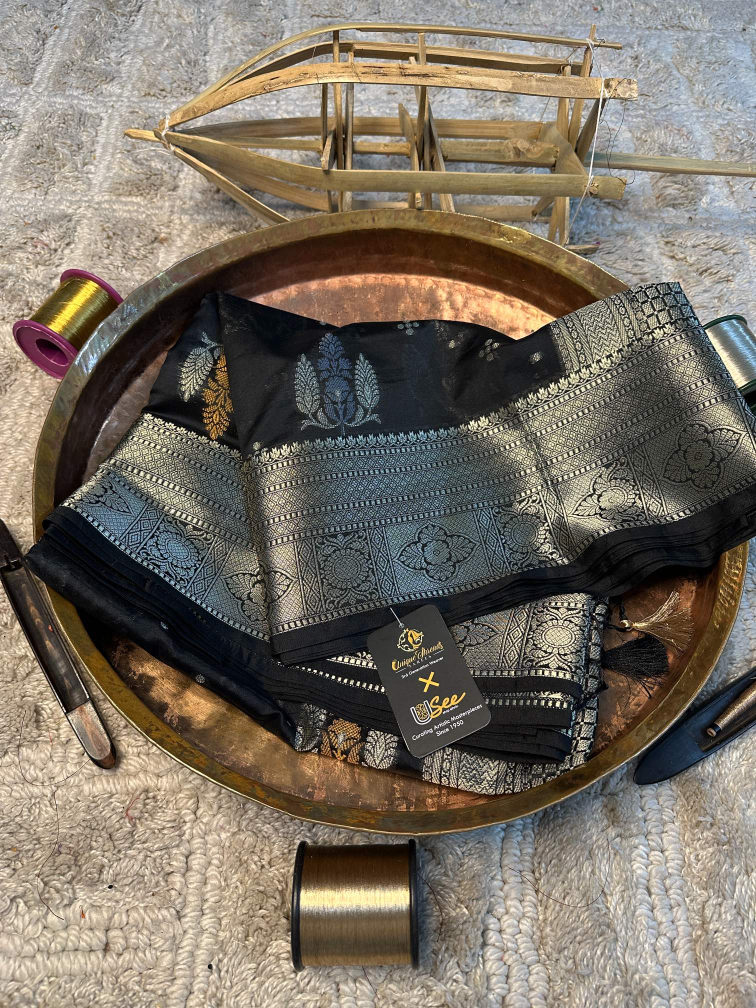 Premium Contemperory Weave Softsilk Banarasi Saree
