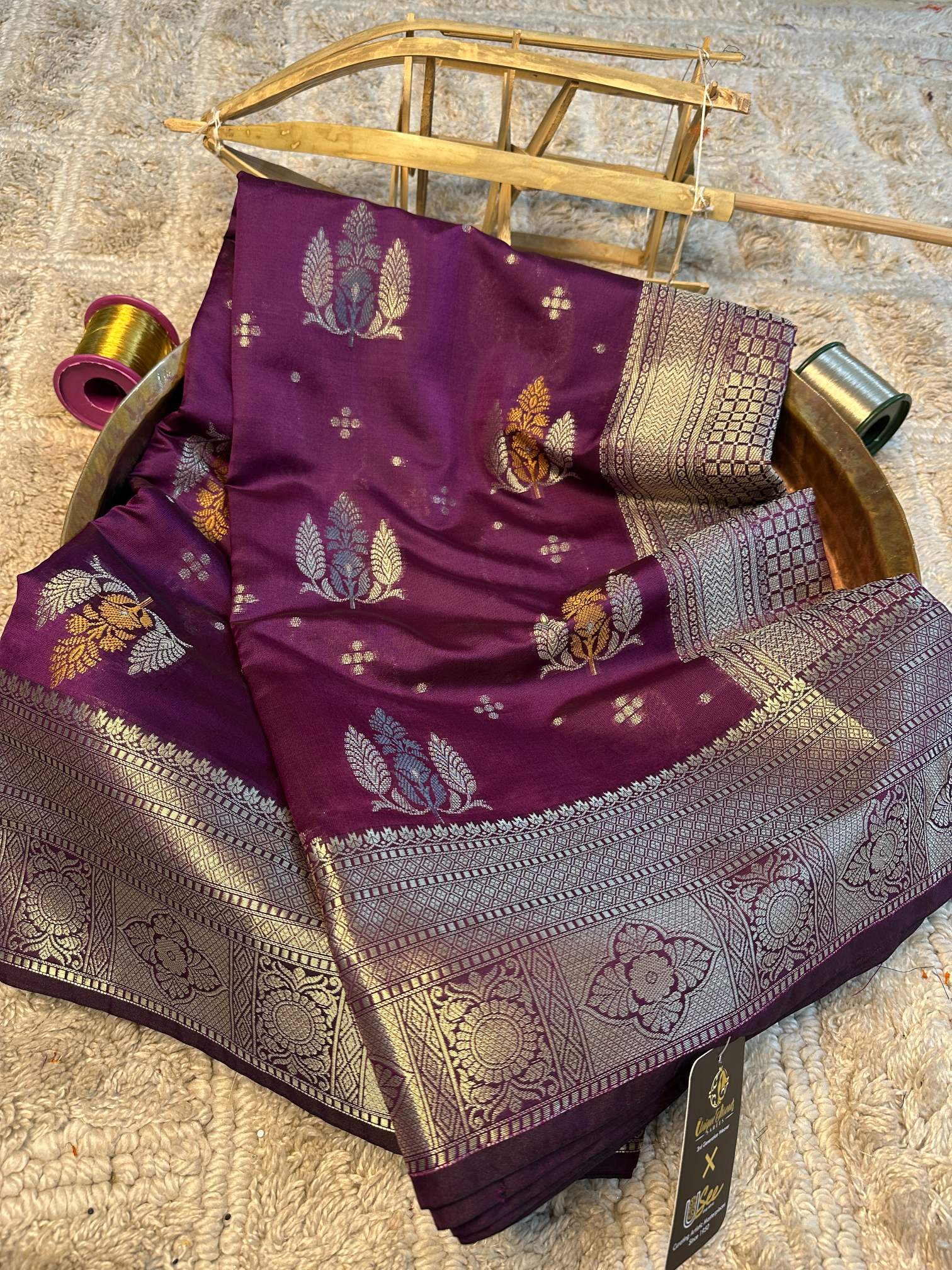 Premium Contemperory Weave Softsilk Banarasi Saree