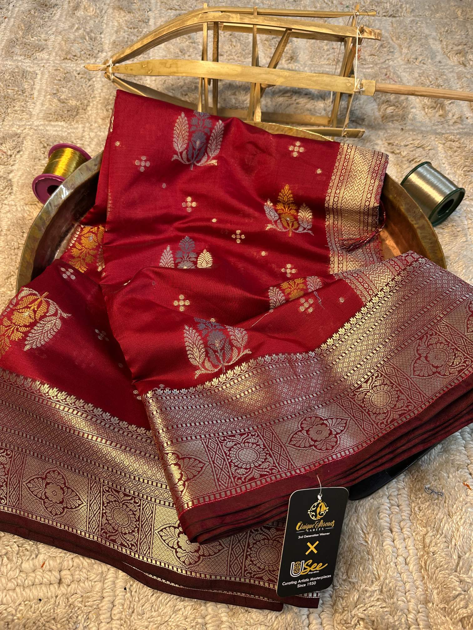 Premium Contemperory Weave Softsilk Banarasi Saree