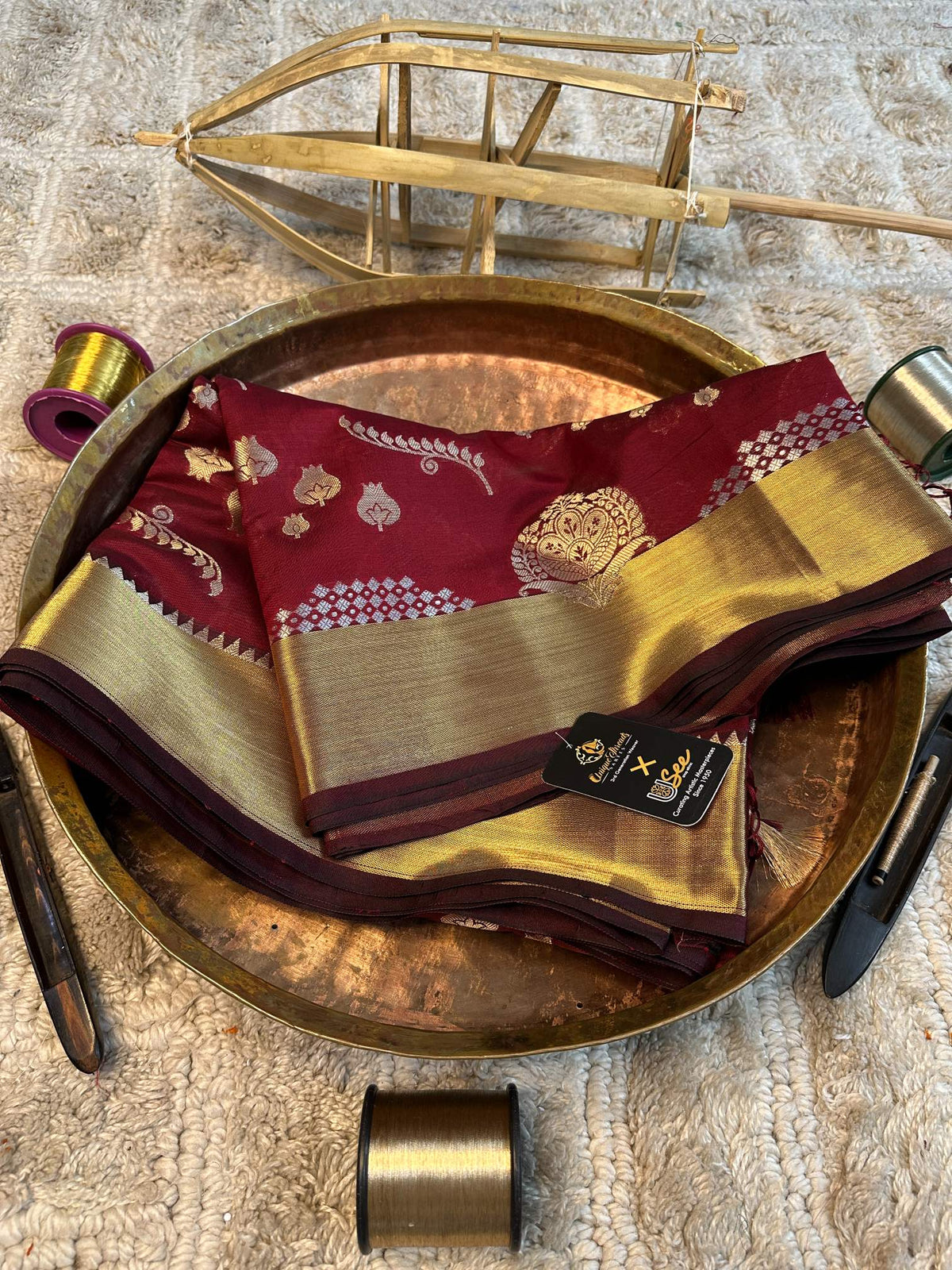 Premium Contemperory Weave Softsilk Banarasi Saree