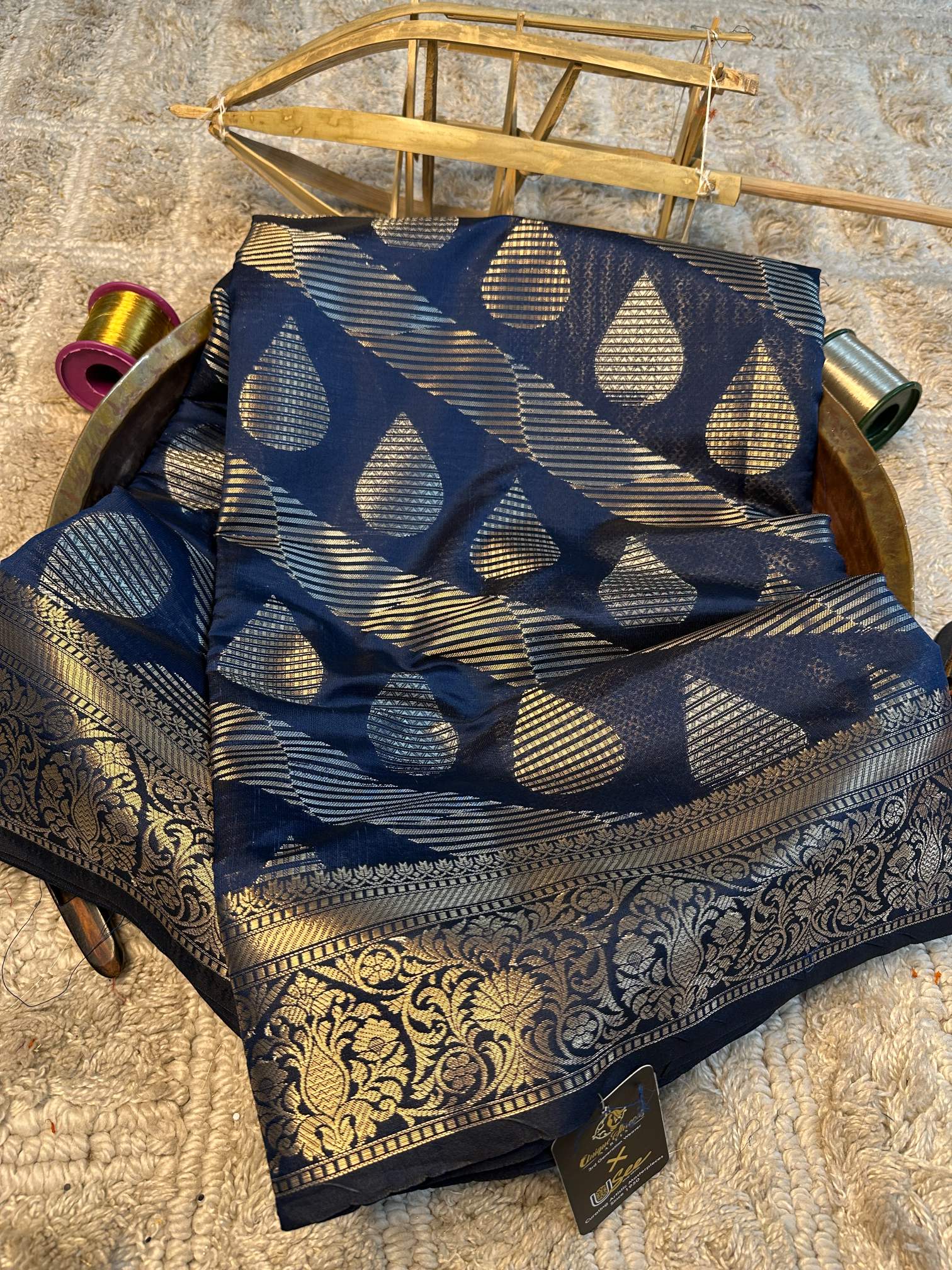 Premium Contemperory Weave Softsilk Banarasi Saree
