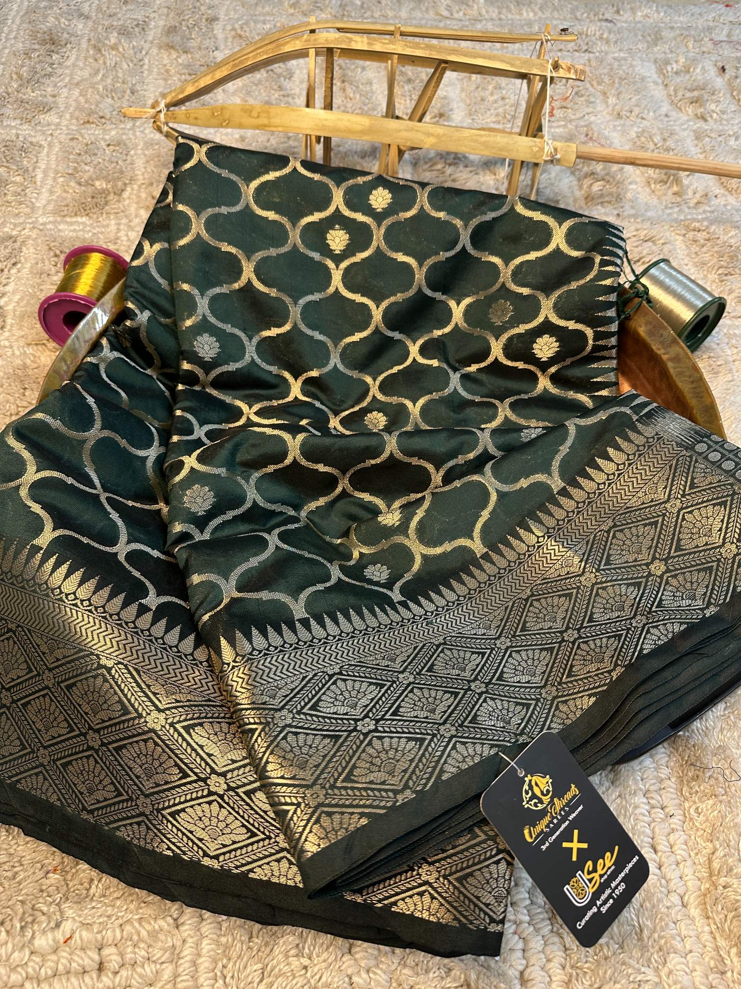 Premium Contemperory Weave Softsilk Banarasi Saree