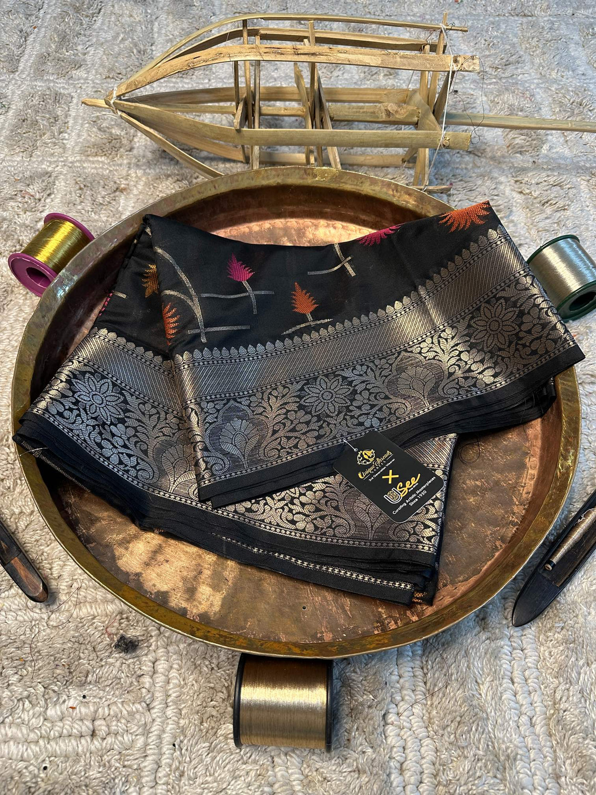 Premium Contemperory Weave Softsilk Banarasi Saree