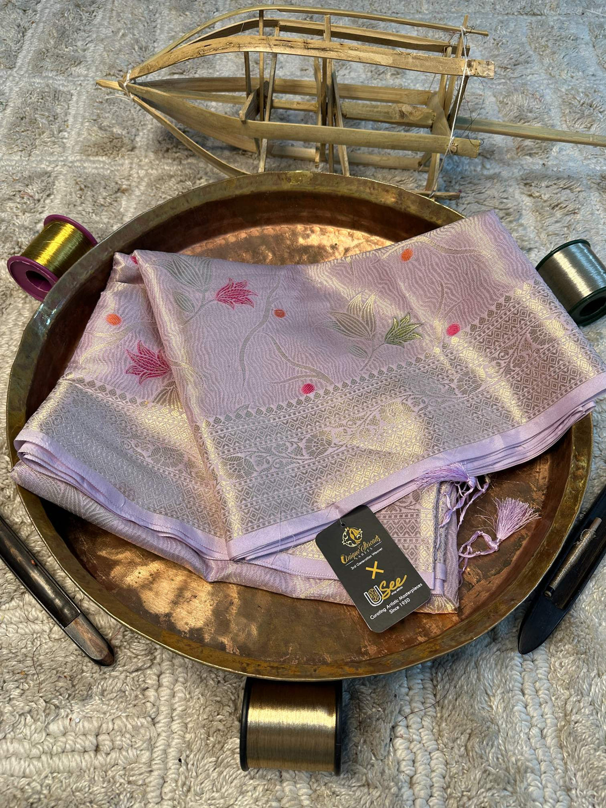 Premium Contemperory Weave Softsilk Banarasi Saree