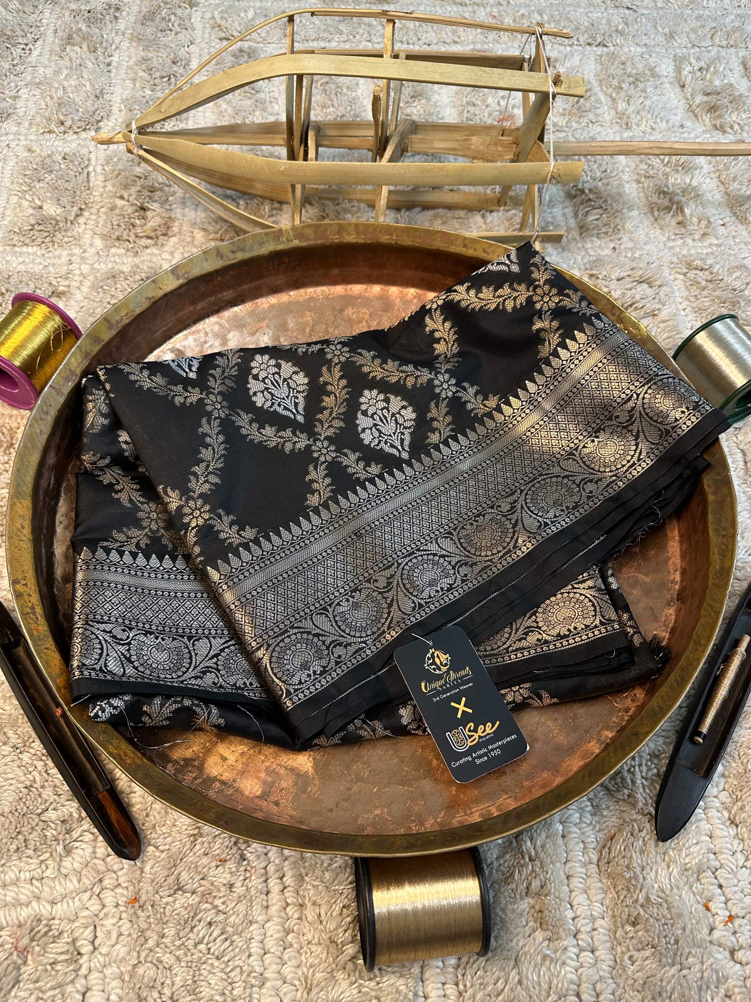 Premium Contemperory Weave Softsilk Banarasi Saree