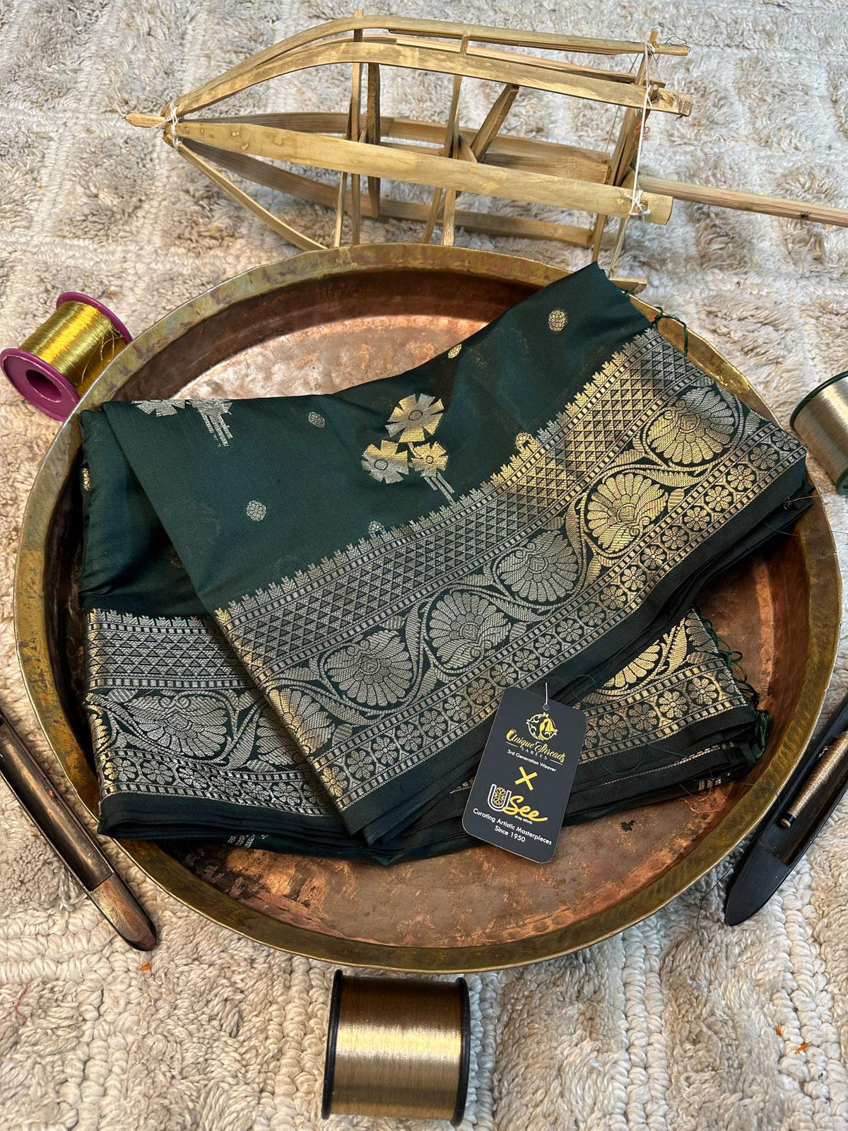 Premium Contemperory Weave Softsilk Banarasi Saree