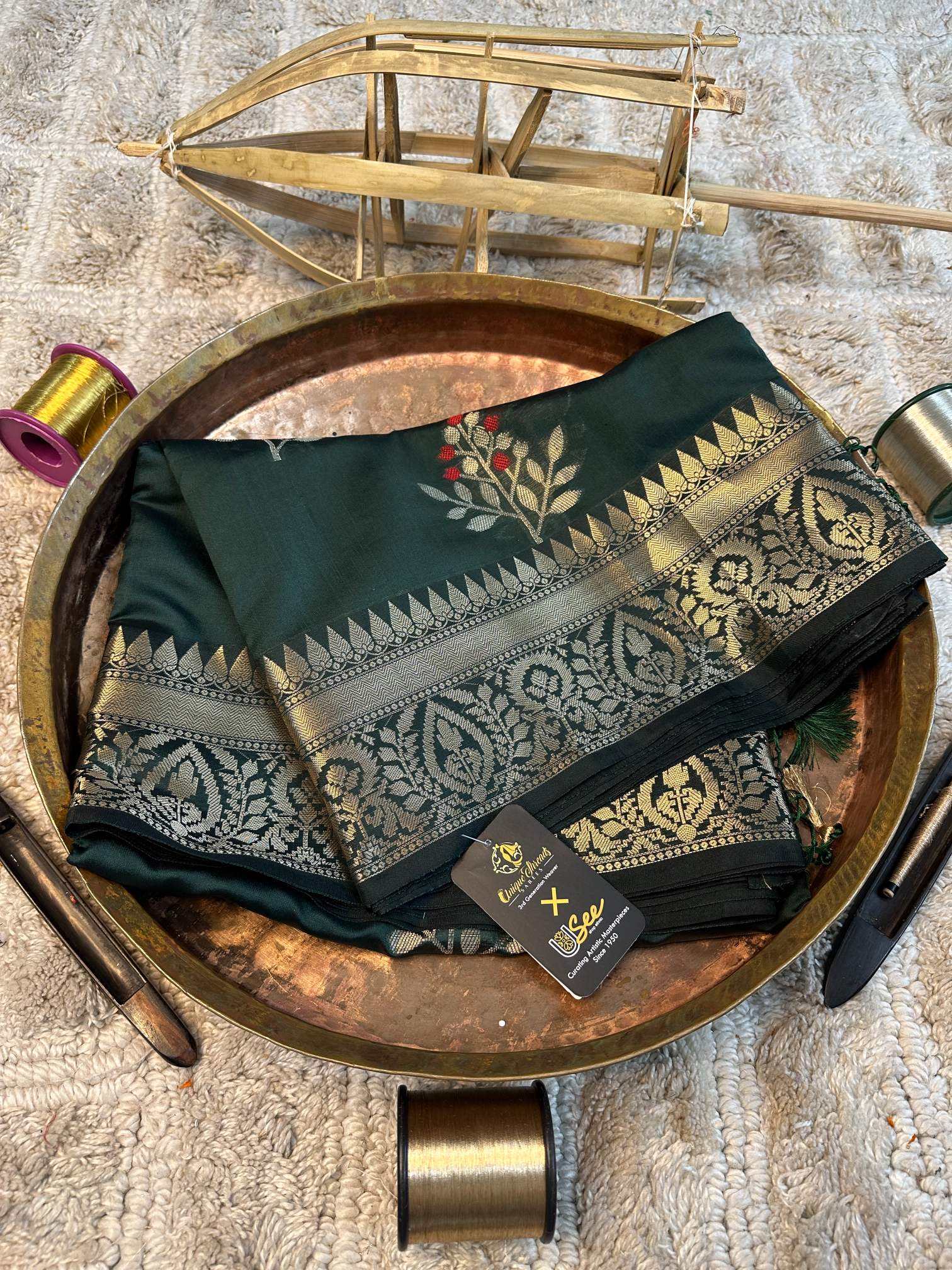 Premium Contemperory Weave Softsilk Banarasi Saree