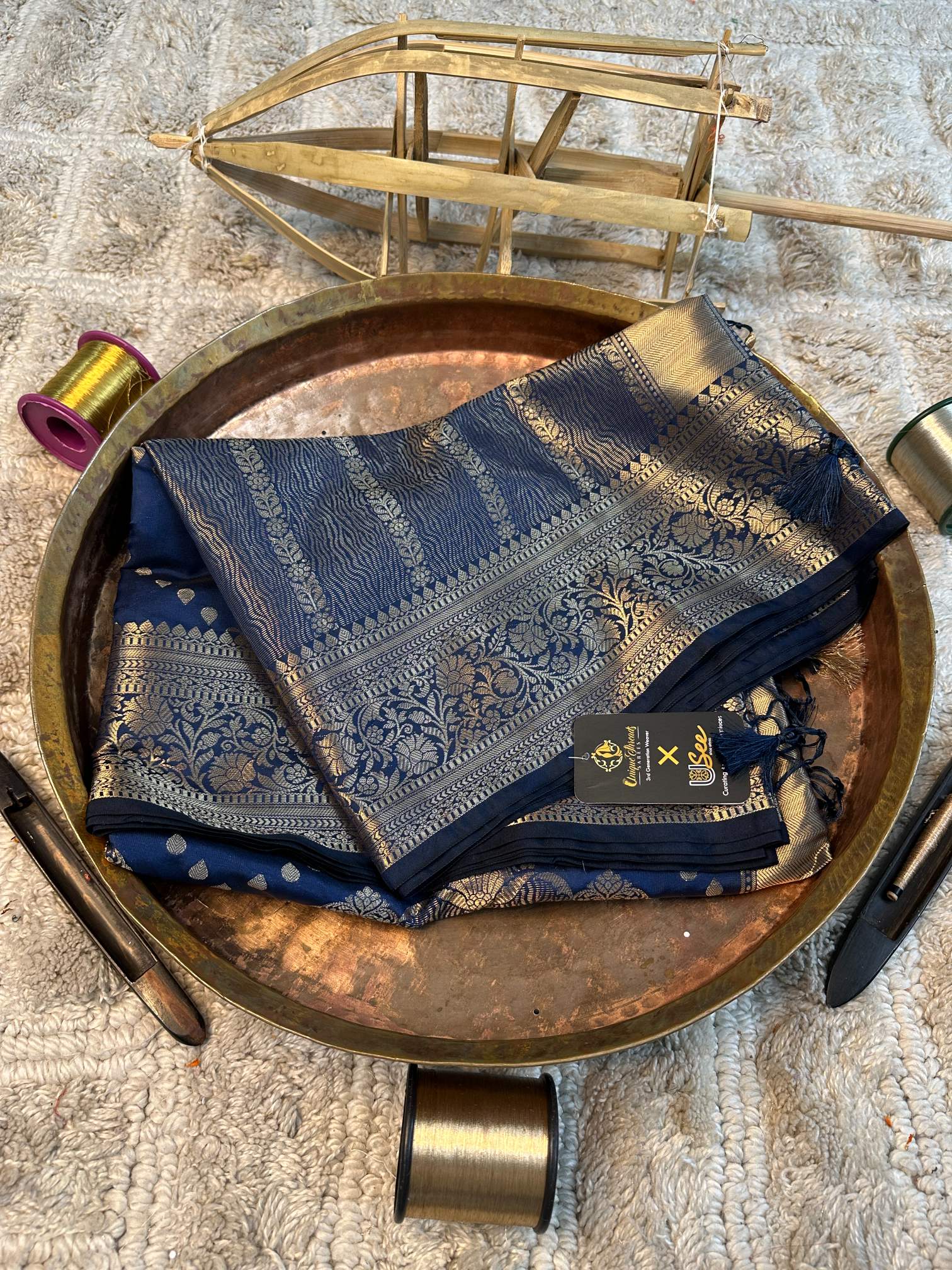 Premium Contemperory Weave Softsilk Banarasi Saree