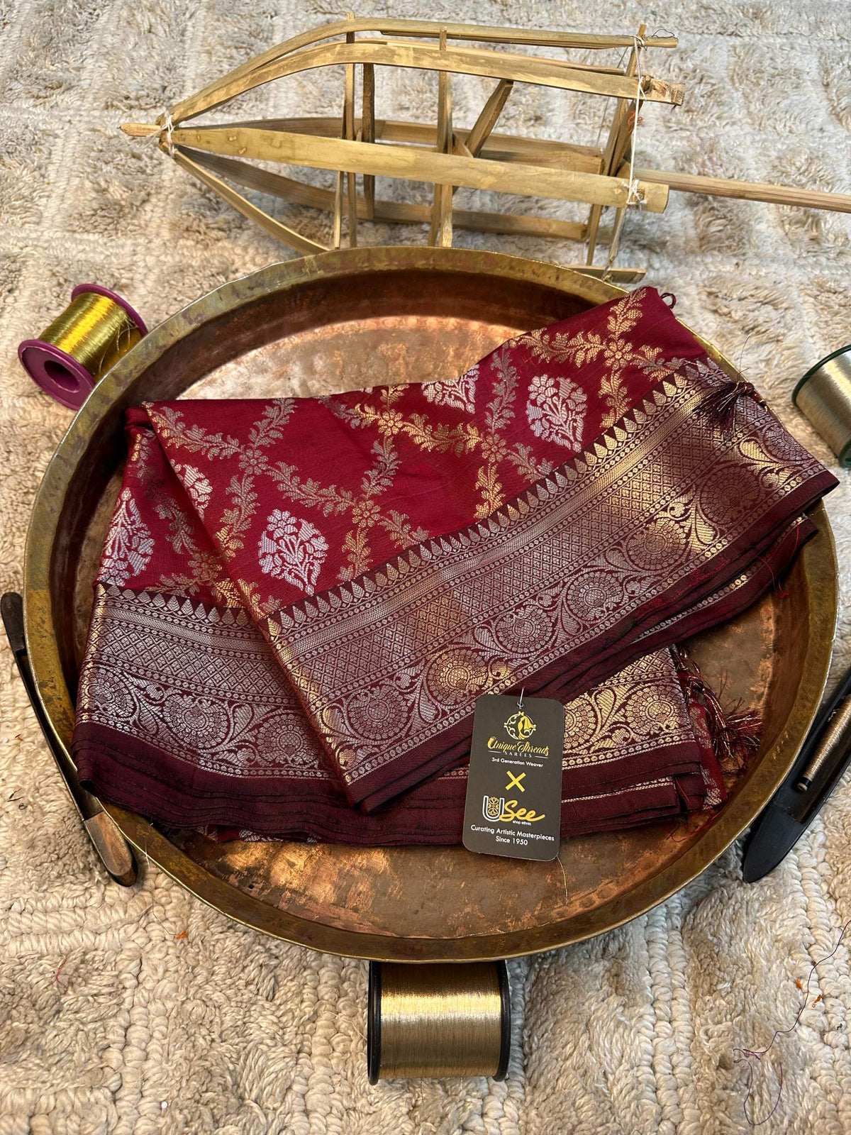 Premium Contemperory Weave Softsilk Banarasi Saree