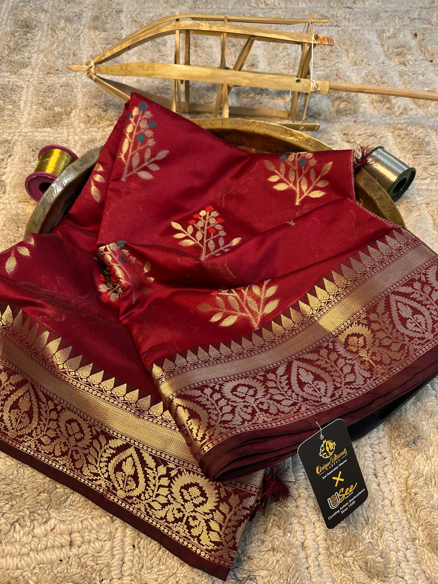 Premium Contemperory Weave Softsilk Banarasi Saree