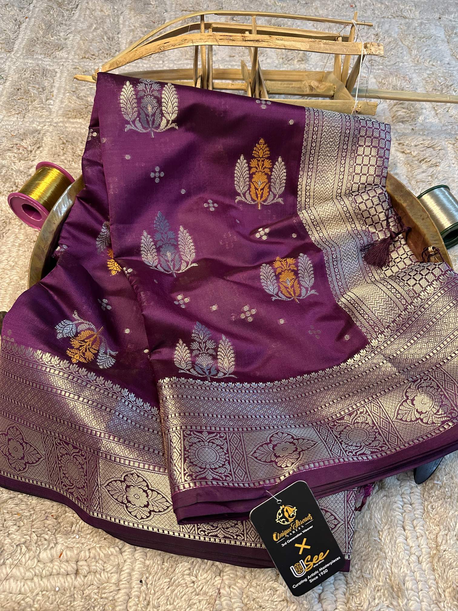 Premium Contemperory Weave Softsilk Banarasi Saree