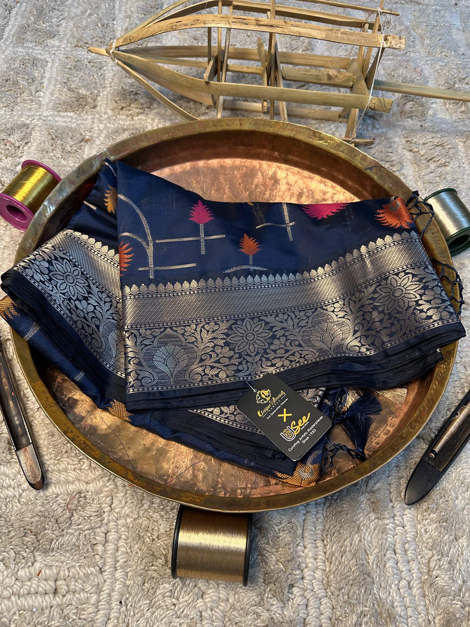 Premium Contemperory Weave Softsilk Banarasi Saree