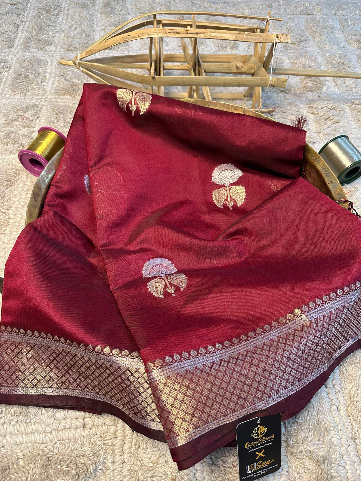 Premium Contemperory Weave Softsilk Banarasi Saree