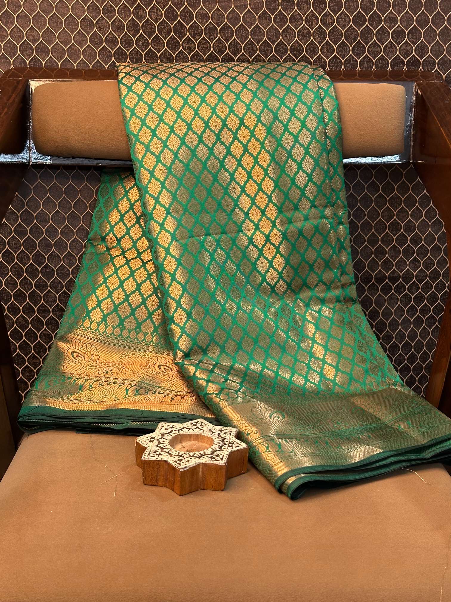 Eccentric zari weave Softsilk Heritage Banarasi saree