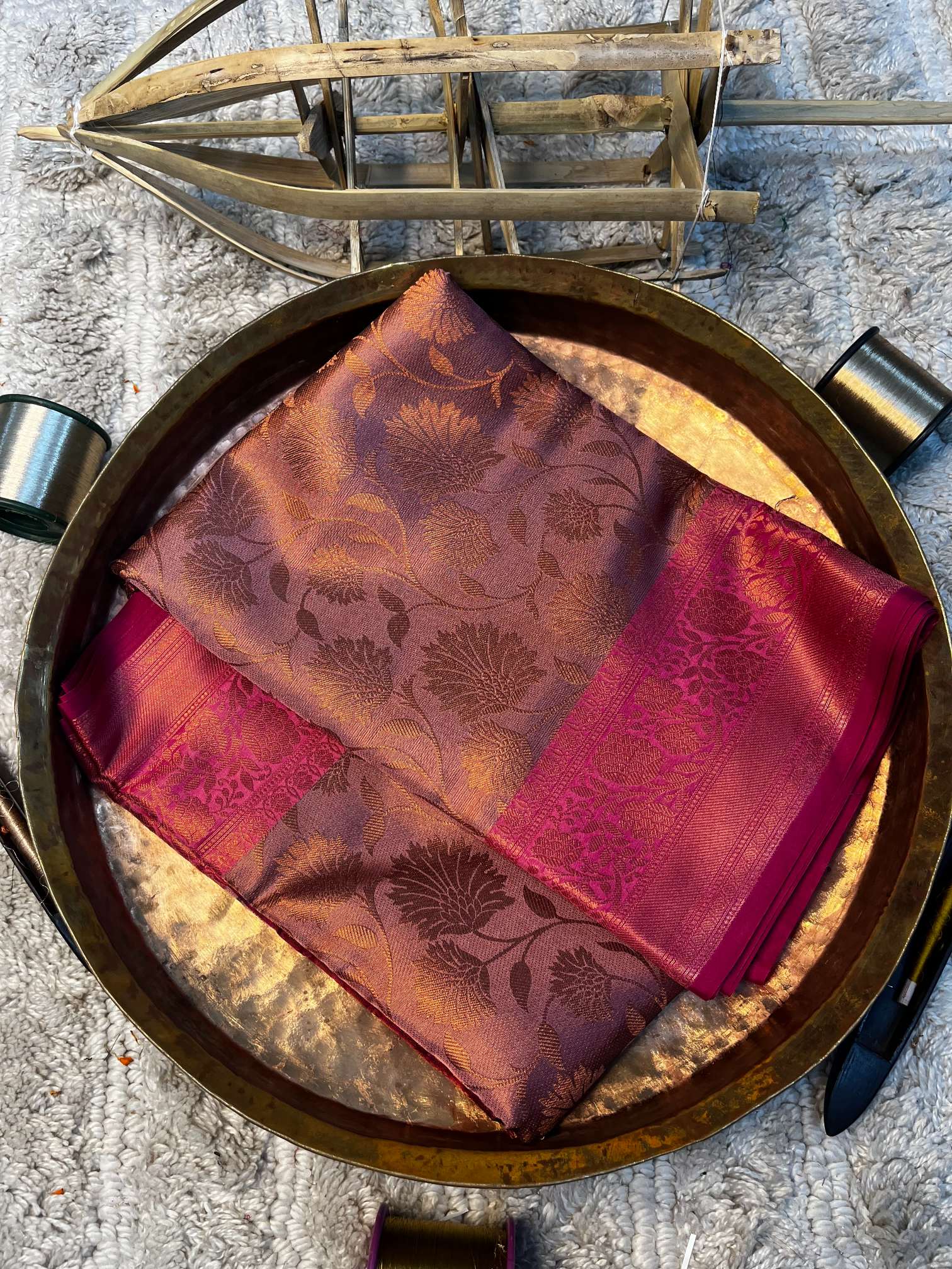 Eccentric zari weave Softsilk Banarasi saree