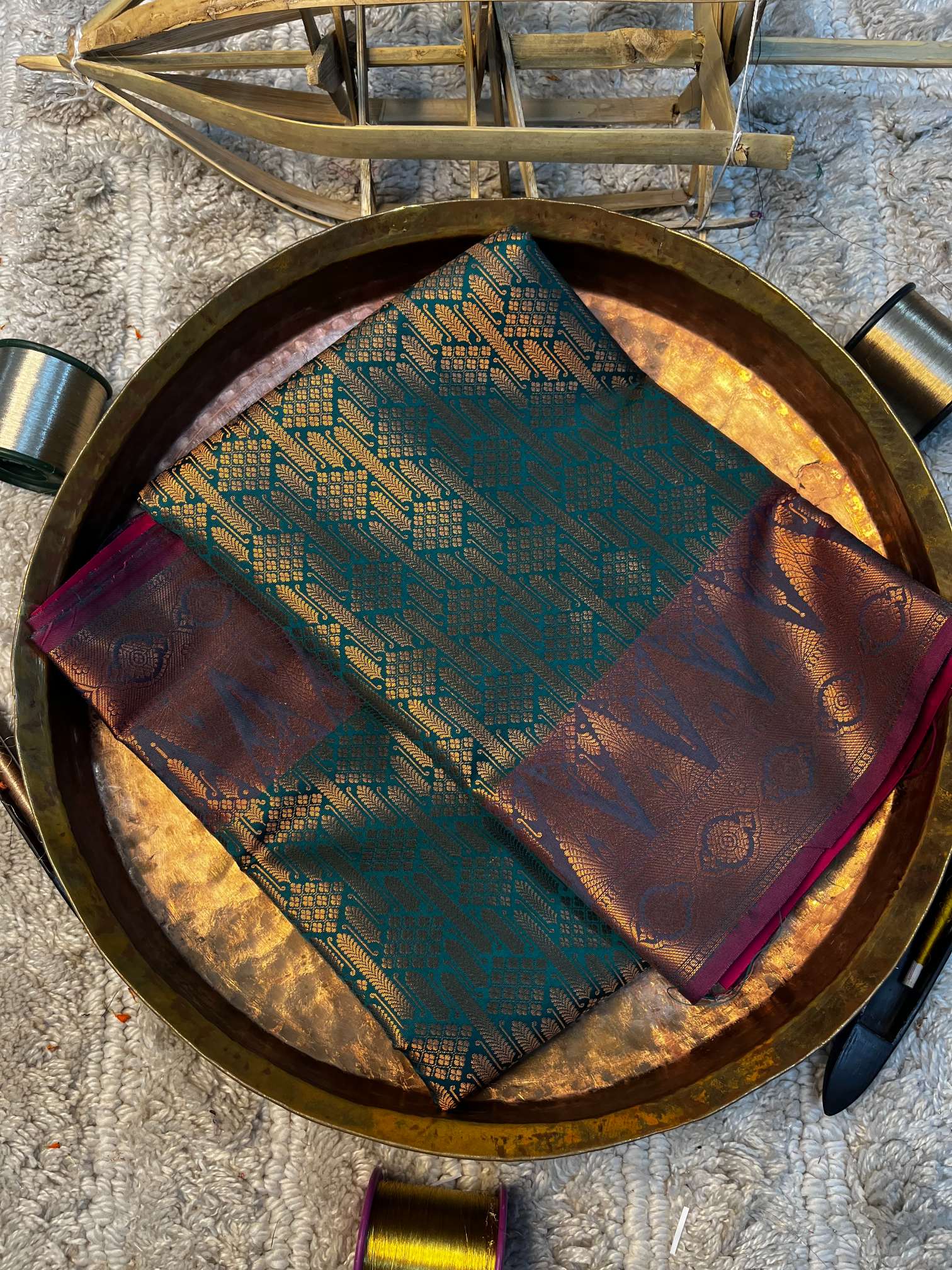 Eccentric zari weave Softsilk Banarasi saree