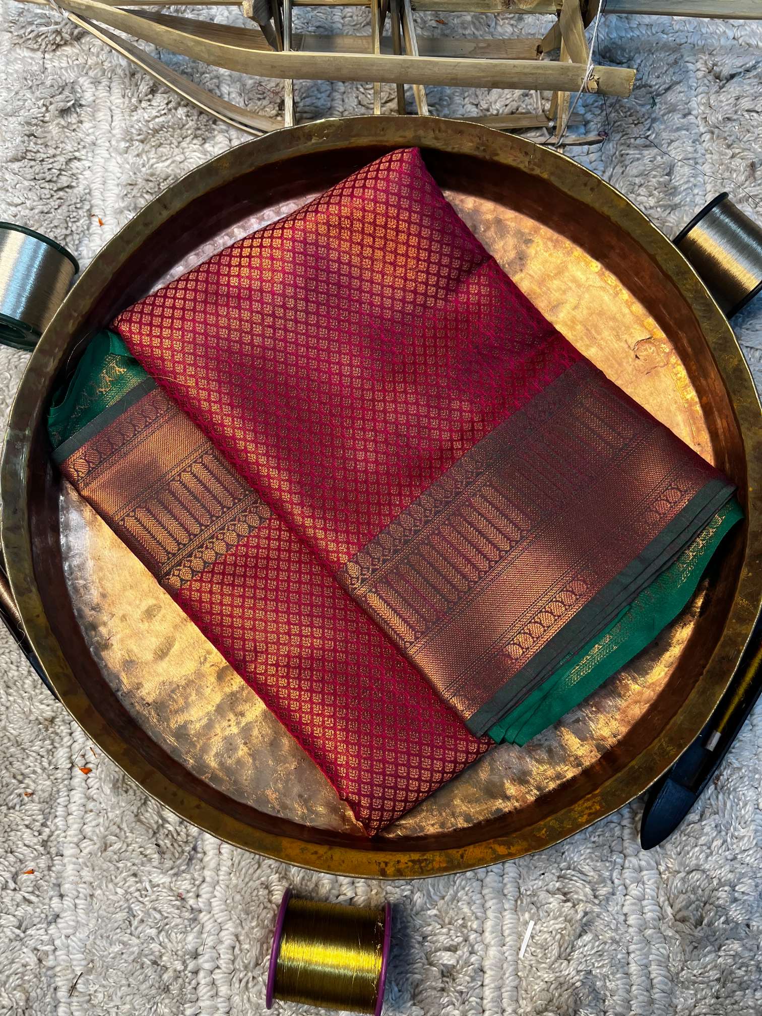 Eccentric zari weave Softsilk Banarasi saree