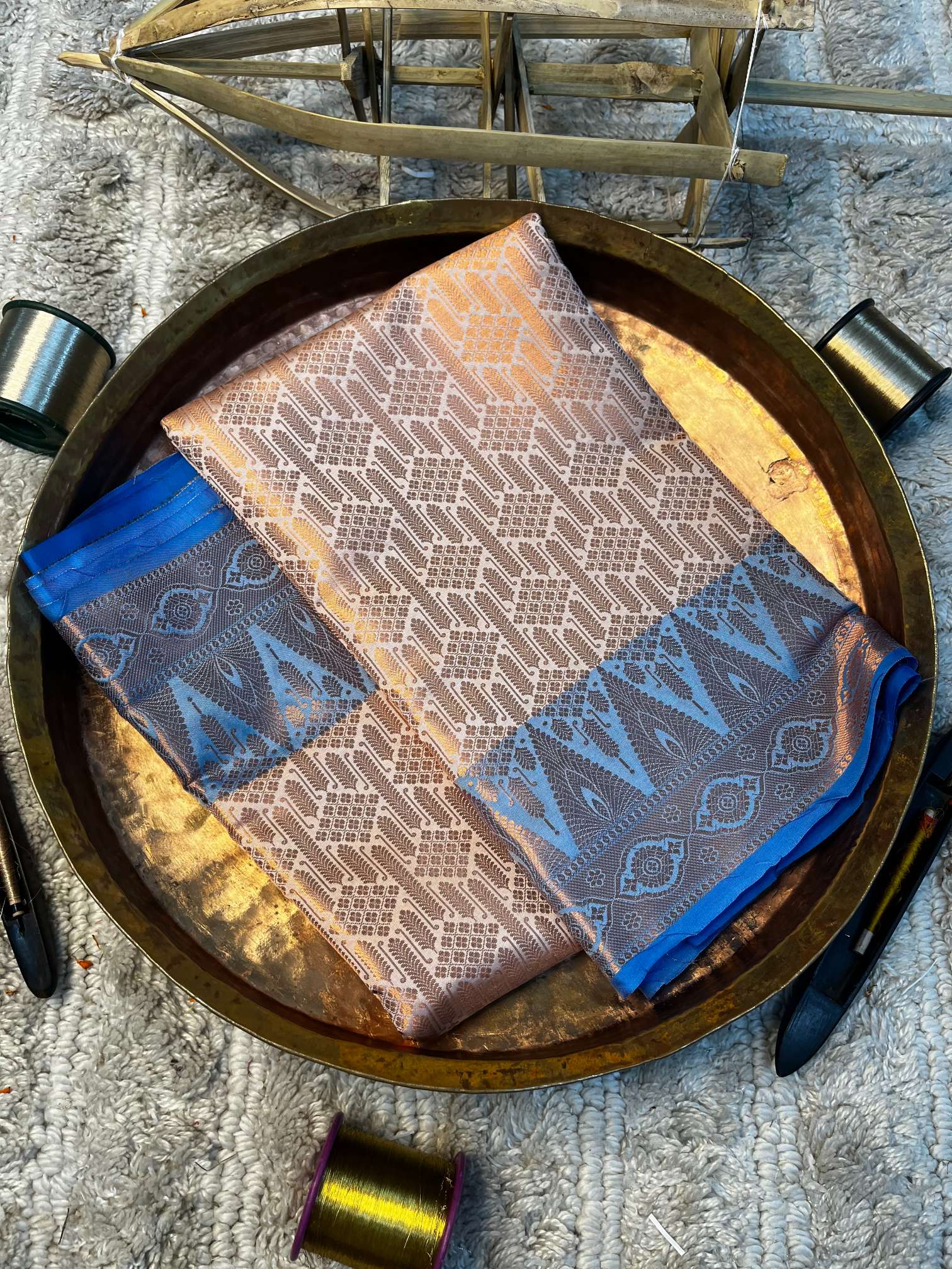 Eccentric zari weave Softsilk Banarasi saree