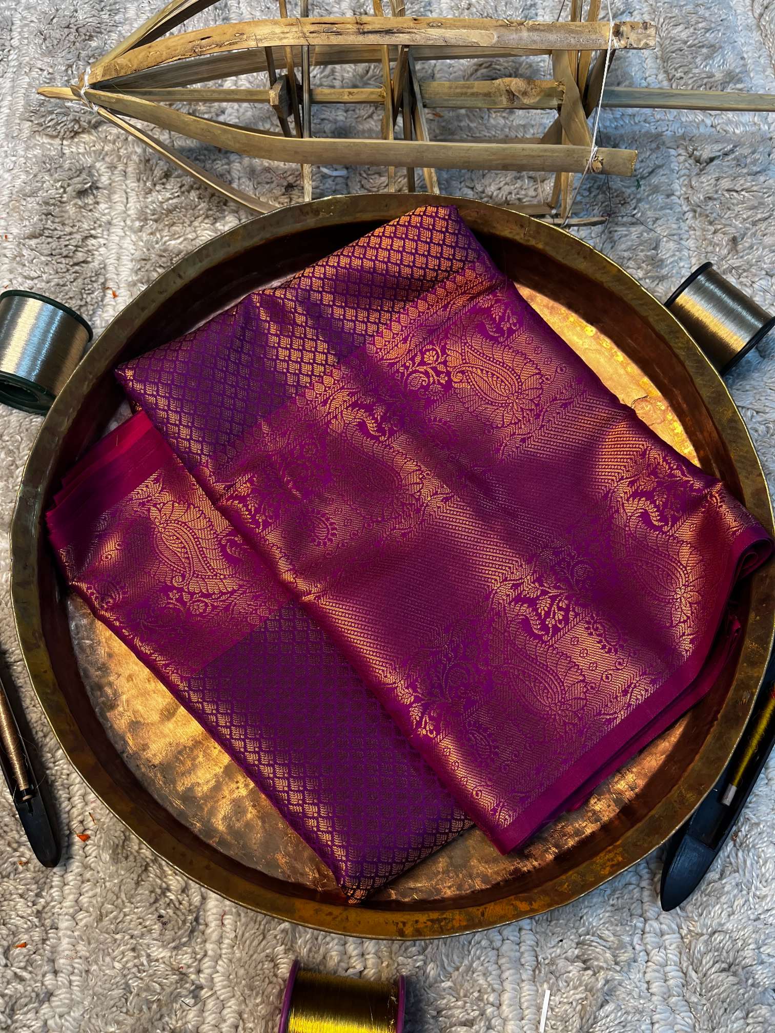 Eccentric zari weave Softsilk Heritage Banarasi saree